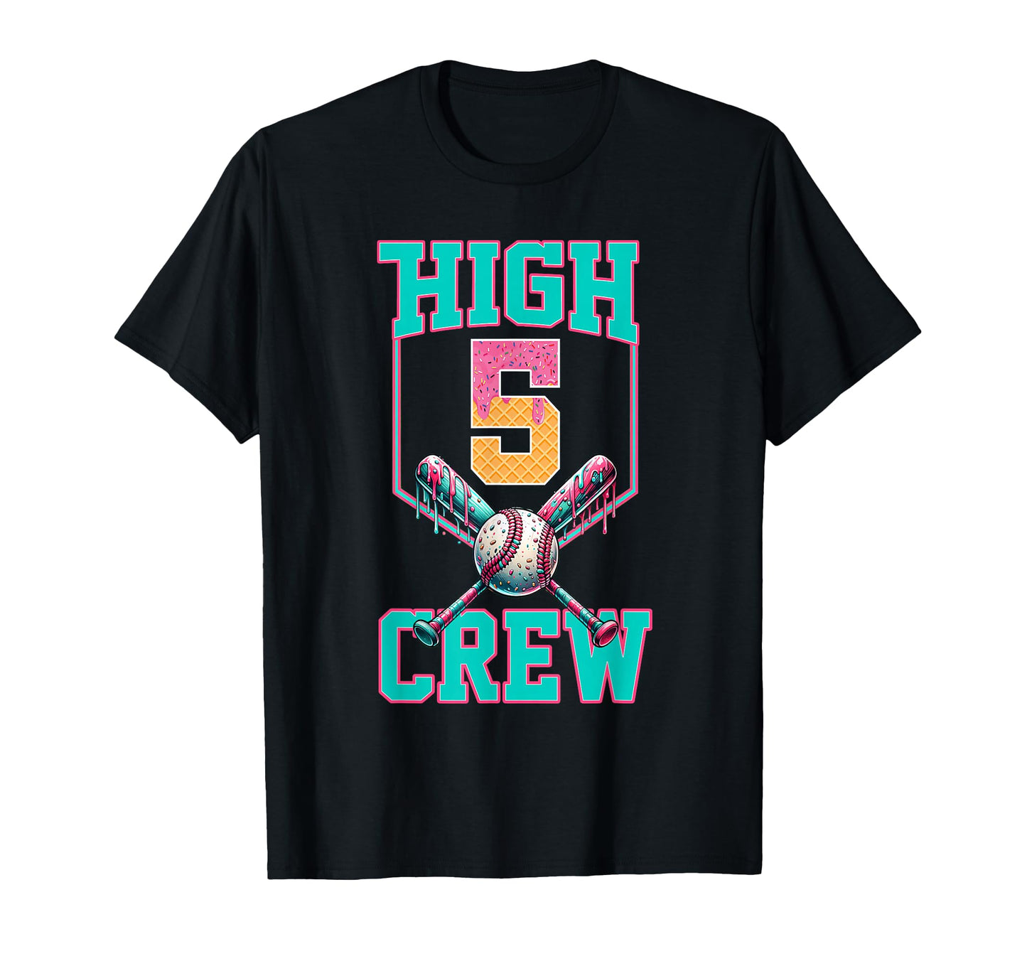 Hi 5 Birthday Party Decorations T-Shirt - Casual Everyday Wear for Adults - T-Shirt, Sweatshirt, Hoodie