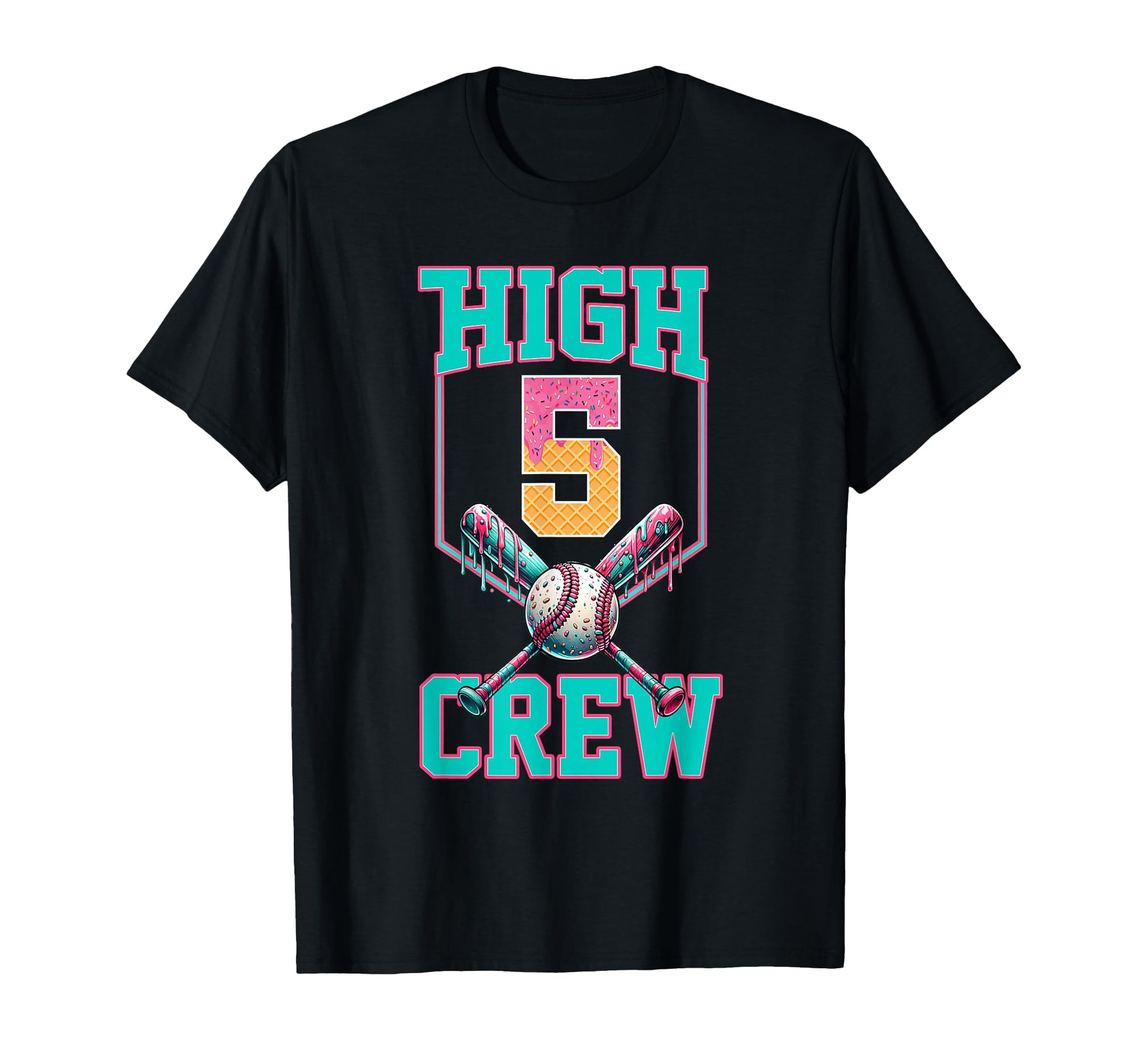 Hi 5 Birthday Party Decorations T-Shirt - Casual Everyday Wear for Adults - T-Shirt, Sweatshirt, Hoodie