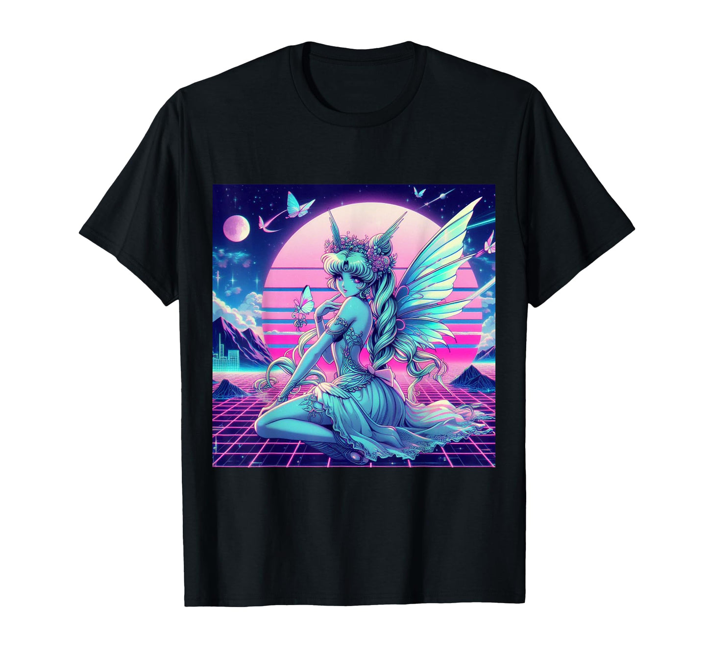Synthwave Retrowave Vaporwave T-Shirt - Fun Novelty Design for Adults - T-Shirt, Sweatshirt, Hoodie