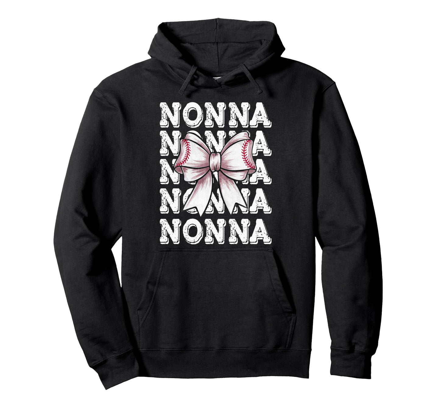 Coquette Baseball Nonna Matching Hoodie - Custom Art Print Men Women - T-Shirt, Sweatshirt, Hoodie