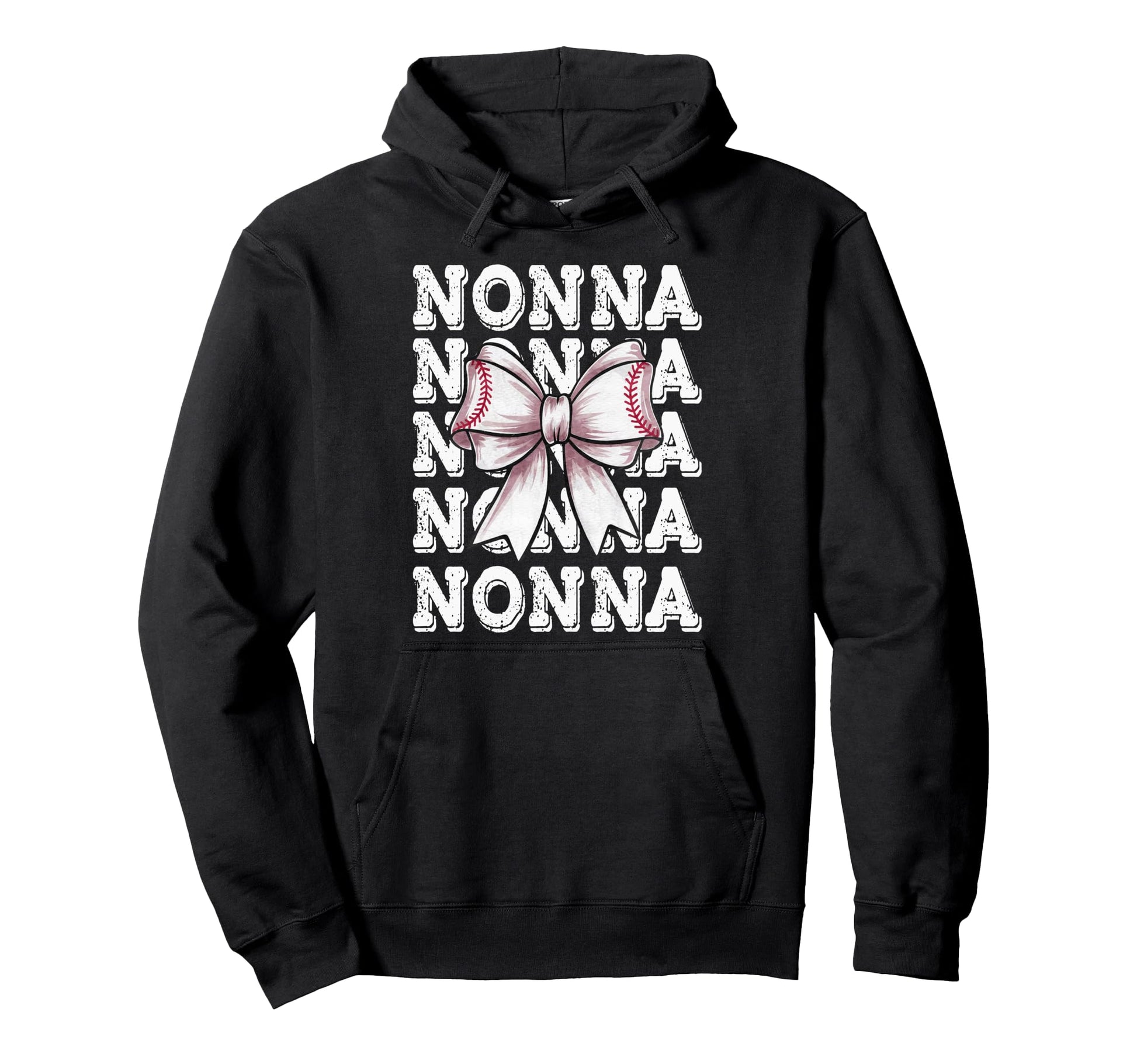 Coquette Baseball Nonna Matching Hoodie - Custom Art Print Men Women - T-Shirt, Sweatshirt, Hoodie