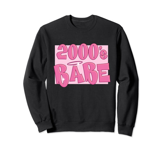 2000S Babe Y2K Era Aesthetic Angel Sweatshirt - Novelty Apparel Men Women - T-Shirt, Sweatshirt, Hoodie
