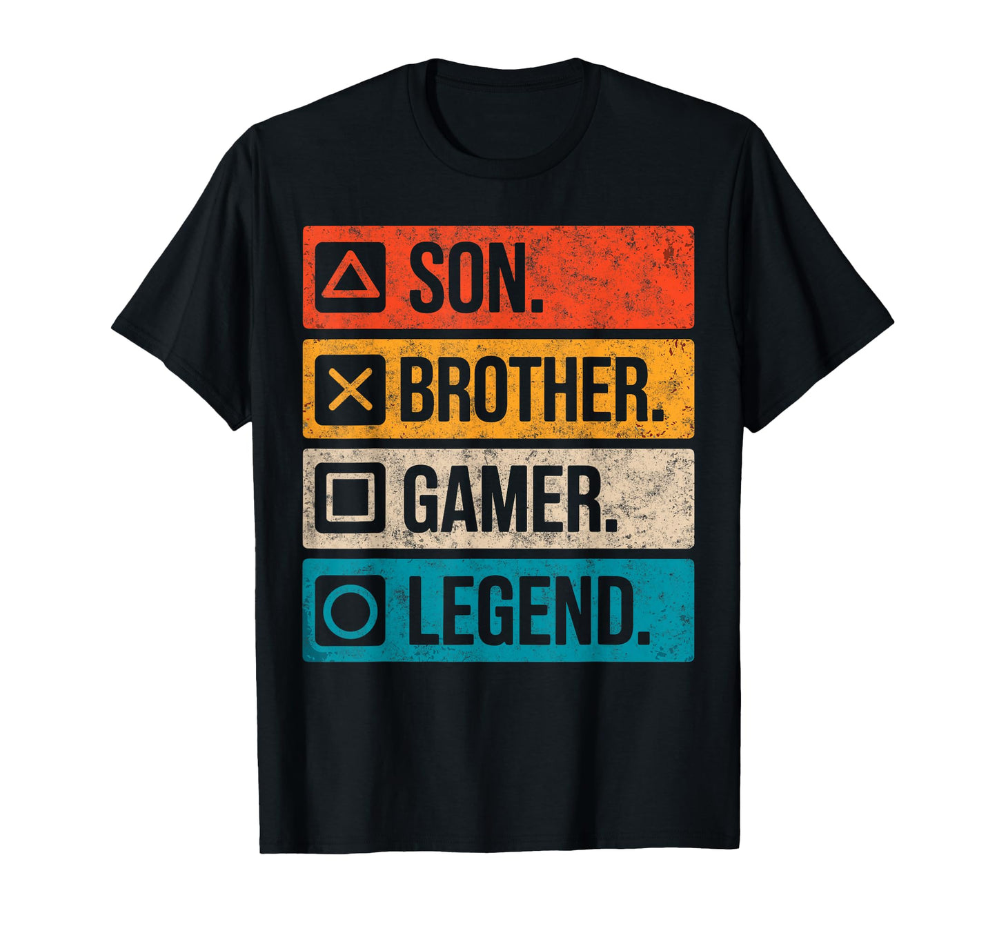 Son Brother Gamer Legend Video Game Gaming T-Shirt - Trendy Graphic Unisex - T-Shirt, Sweatshirt, Hoodie
