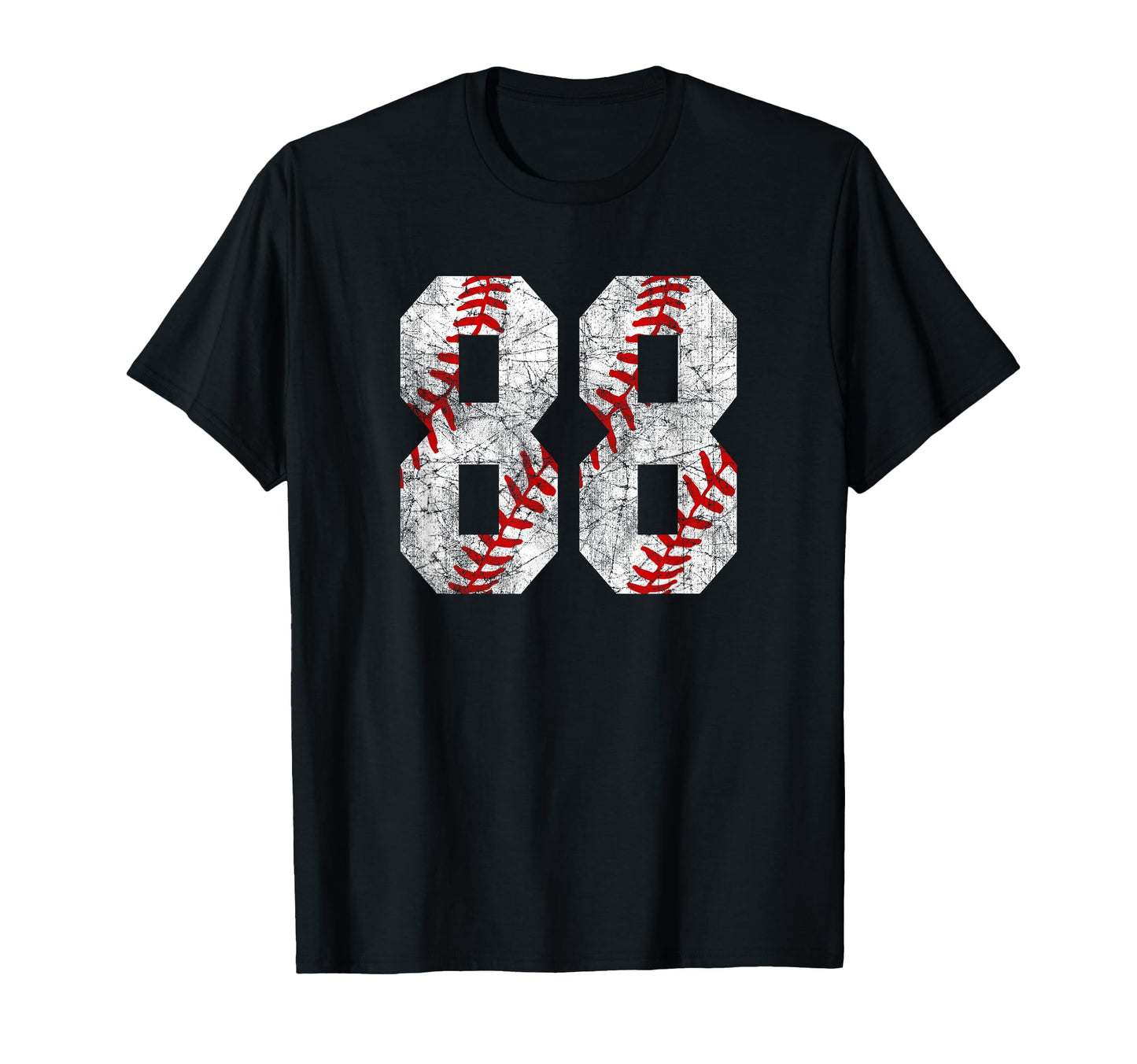 Distressed Baseball Number 88 Jersey T-Shirt - Streetwear Style Men Women - T-Shirt, Sweatshirt, Hoodie