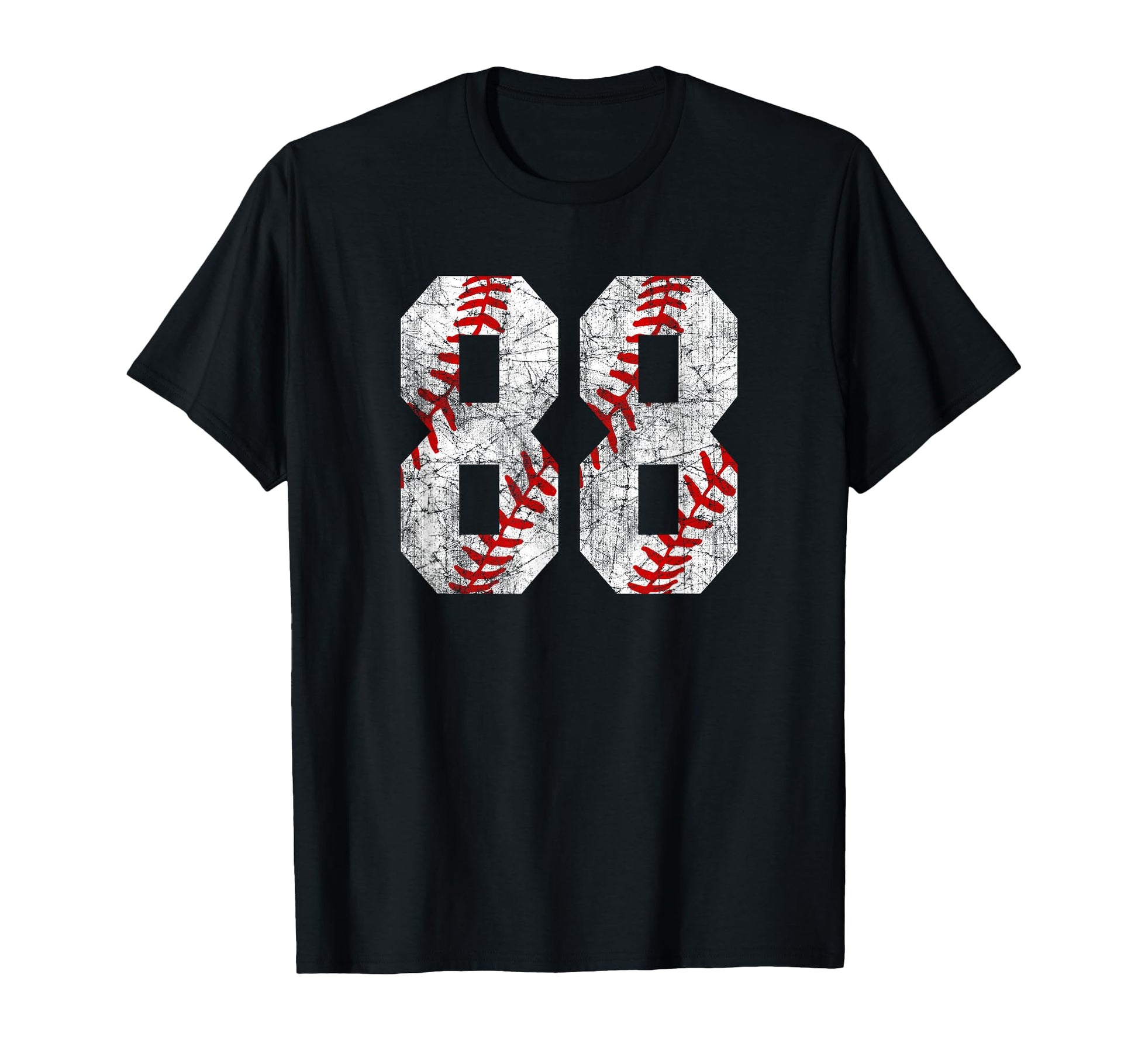 Distressed Baseball Number 88 Jersey T-Shirt - Streetwear Style Men Women - T-Shirt, Sweatshirt, Hoodie