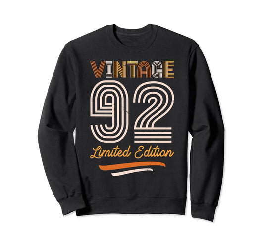 30Th Birthday 1992 Chest Stripes Sweatshirt - Streetwear Style for Adults - T-Shirt, Sweatshirt, Hoodie