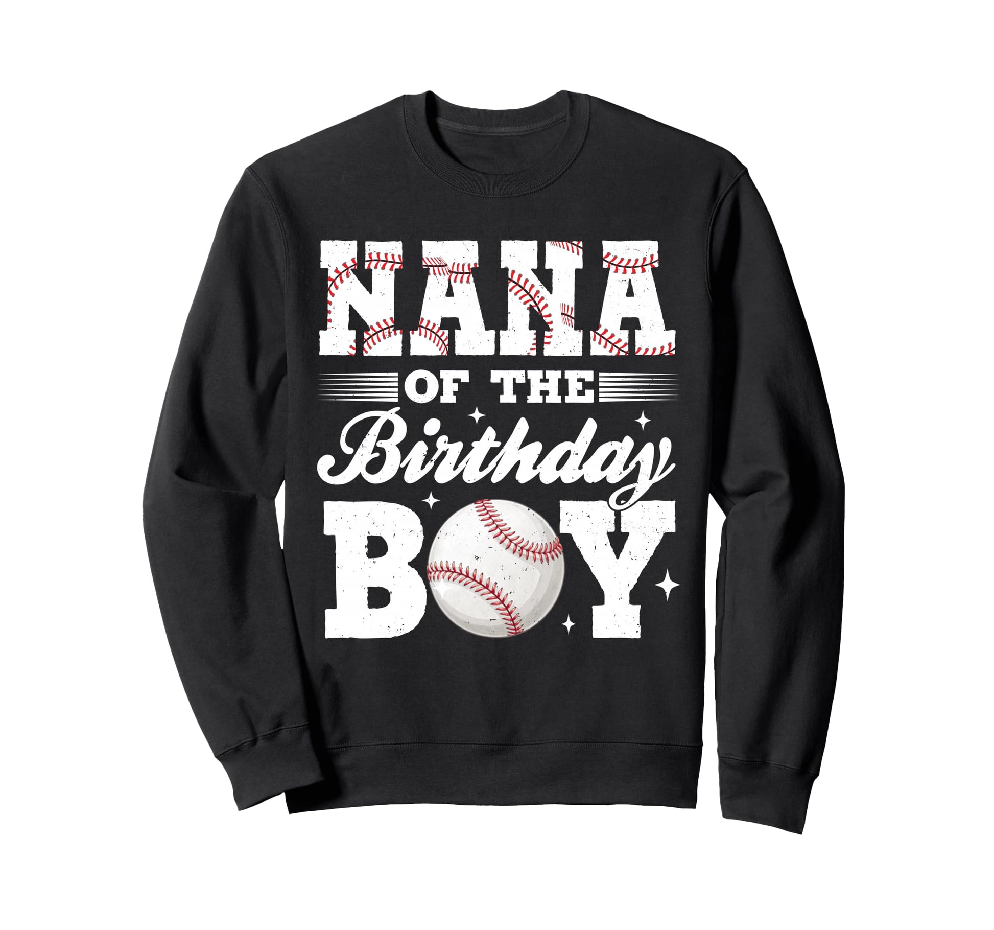 Nana Birthday Baseball Matching Family Sweatshirt - Minimalist Print Unisex - T-Shirt, Sweatshirt, Hoodie