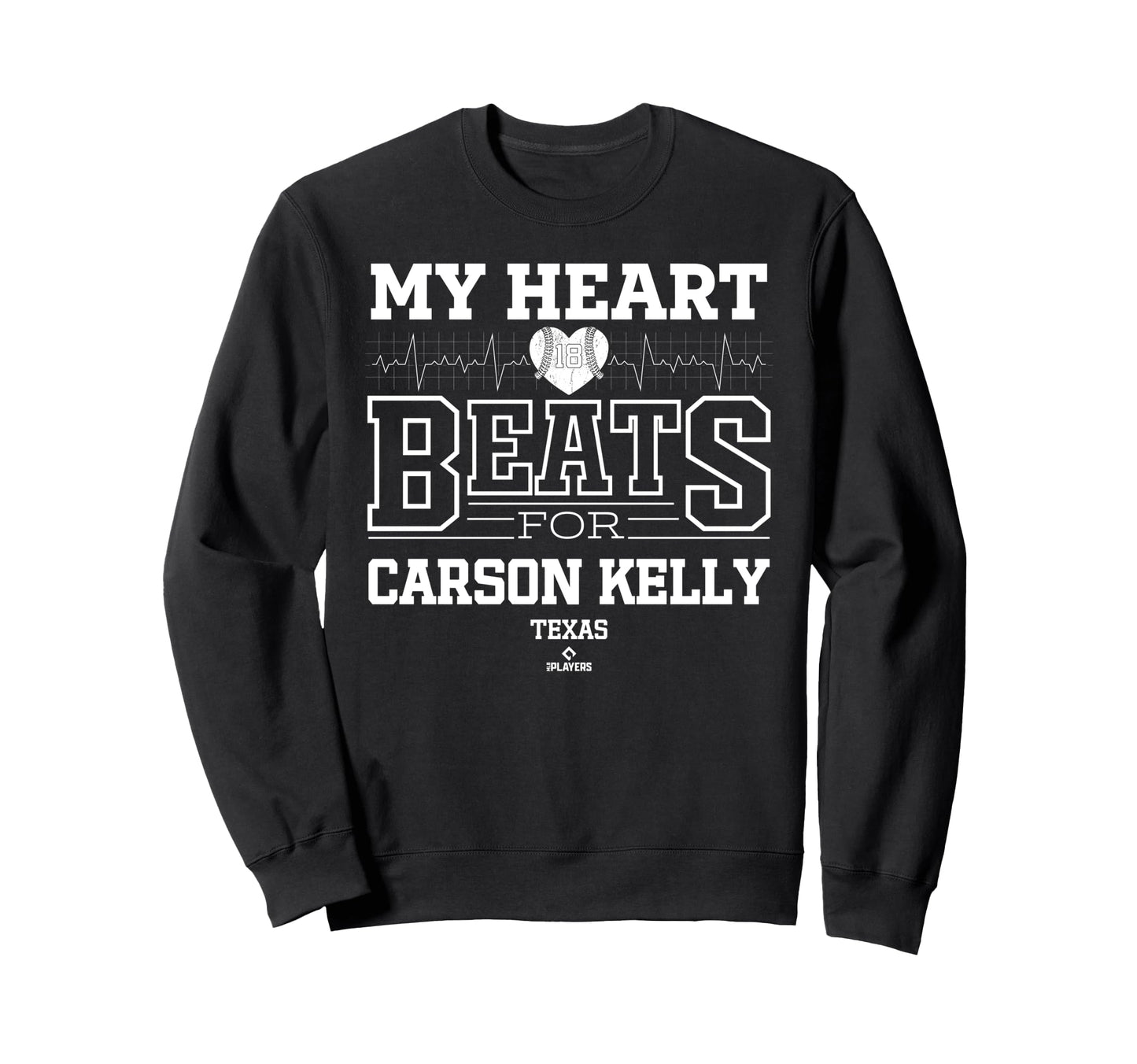My Heart Beats Carson Kelly Texas Sweatshirt - Custom Art Print Men Women - T-Shirt, Sweatshirt, Hoodie