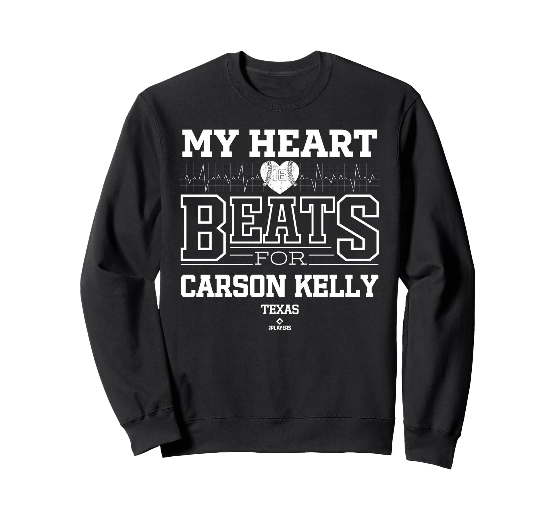My Heart Beats Carson Kelly Texas Sweatshirt - Custom Art Print Men Women - T-Shirt, Sweatshirt, Hoodie