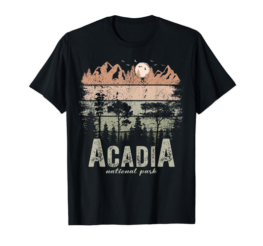 Acadia National Park Us Acadia T-Shirt - Custom Art Print Men Women - T-Shirt, Sweatshirt, Hoodie
