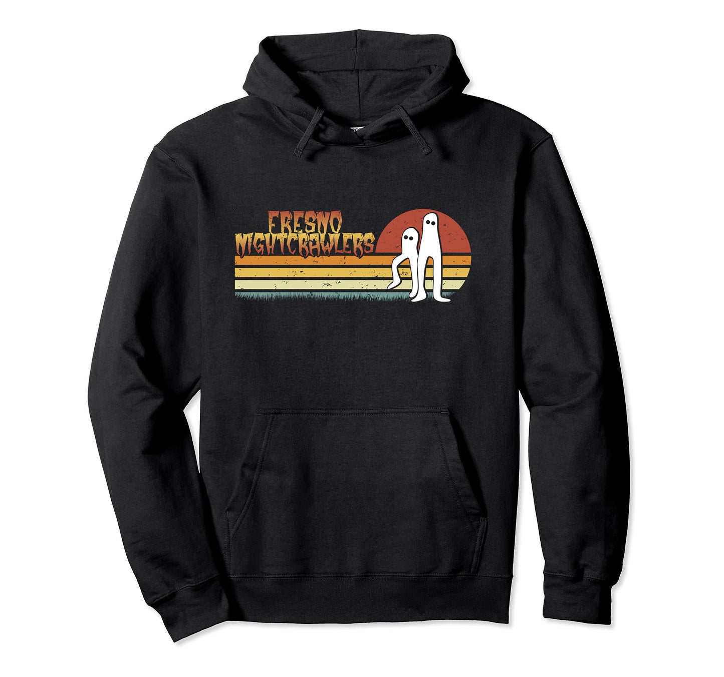 Fresno Nightcrawlers Stripes Funny Hoodie - Novelty Apparel Men Women - T-Shirt, Sweatshirt, Hoodie