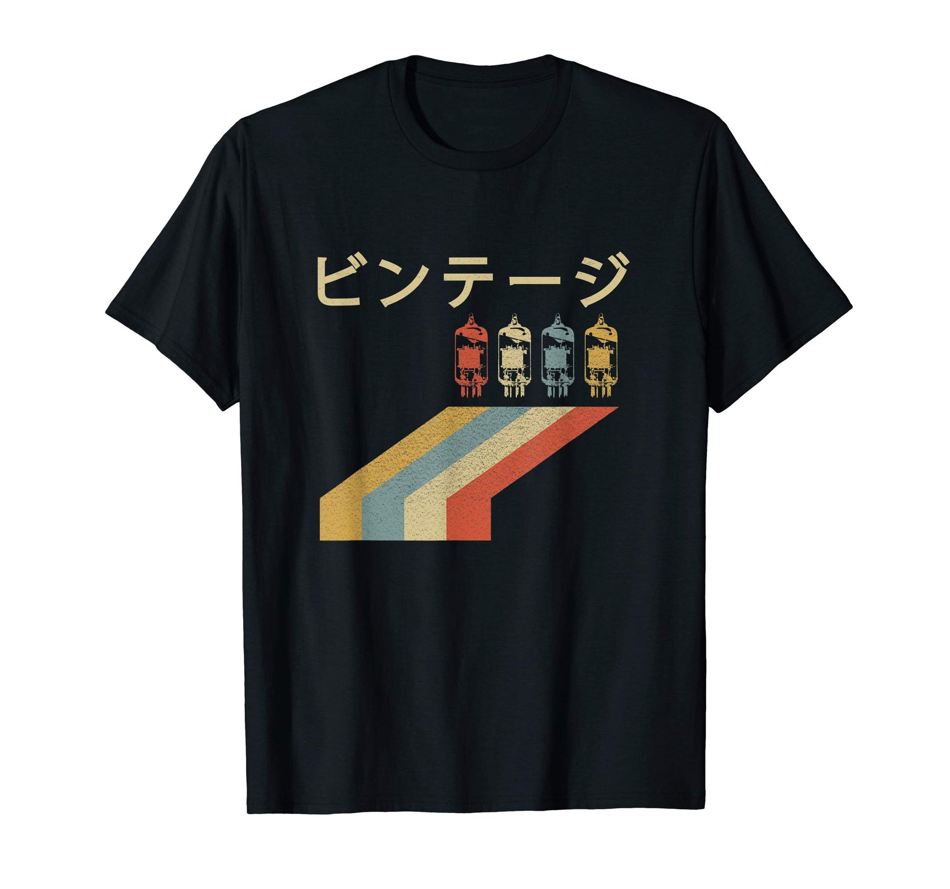 Japanese Vacuum Tube Stripes T-Shirt - Streetwear Style Unisex - T-Shirt, Sweatshirt, Hoodie