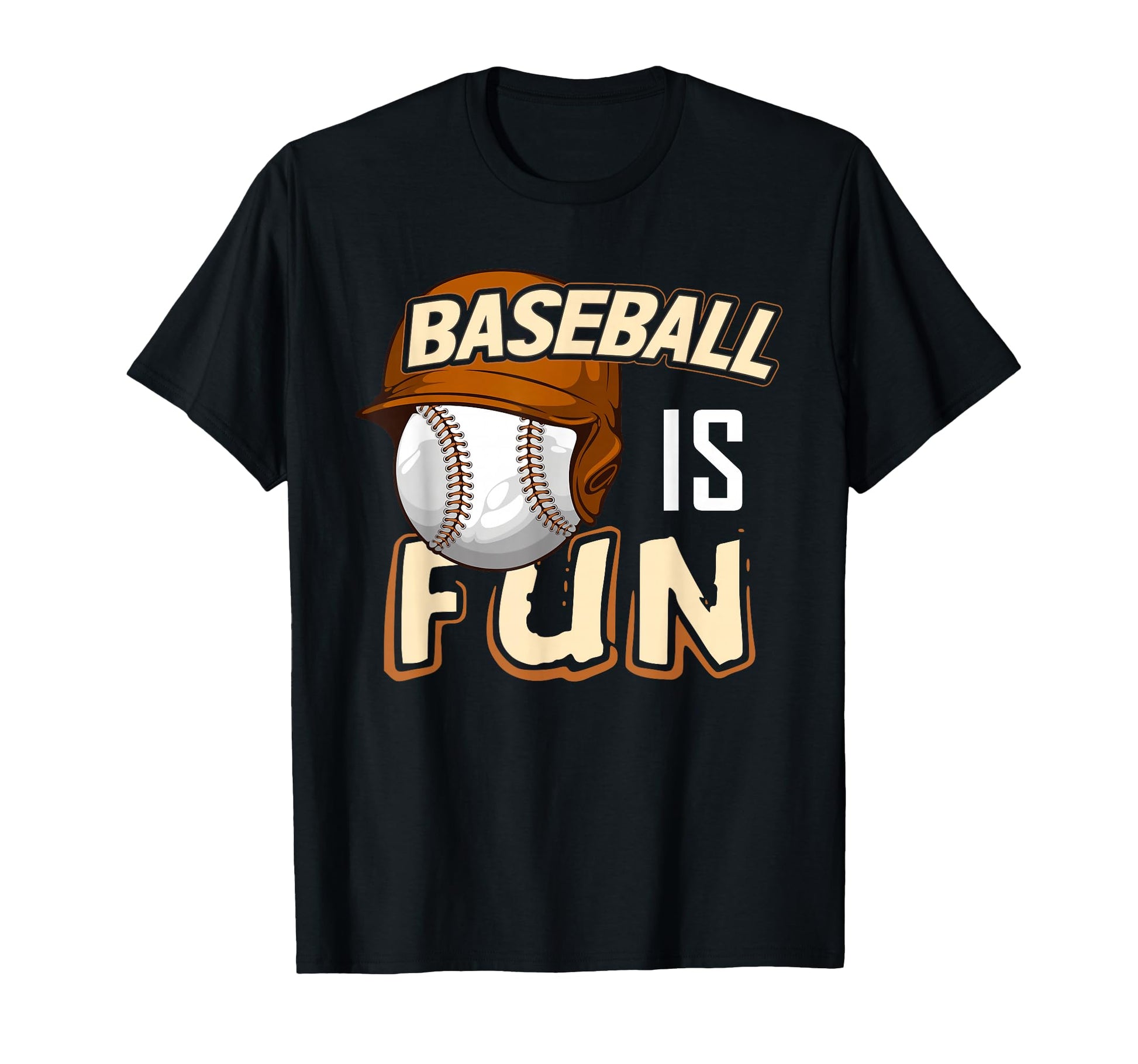 Baseball Is Fun Funny Baseball Shirts T-Shirt - Custom Art Print Men Women - T-Shirt, Sweatshirt, Hoodie