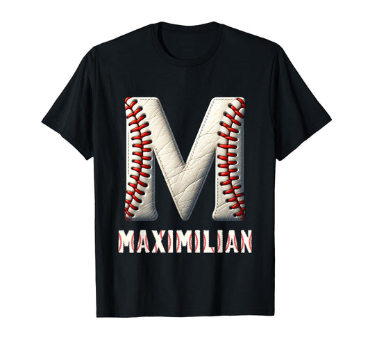 Baseball Home Run Axel Initial Letter T-Shirt - Trendy Graphic Men Women - T-Shirt, Sweatshirt, Hoodie