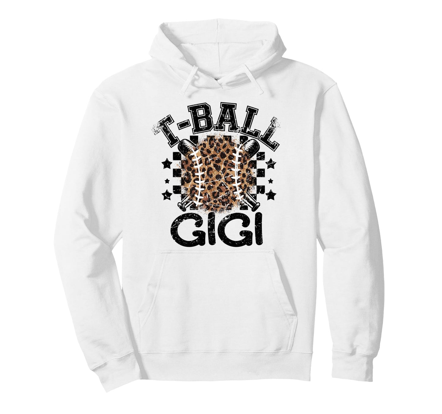 T Ball Teeball Gigi Leopard Cheetah Hoodie - Custom Art Print Unisex - T-Shirt, Sweatshirt, Hoodie