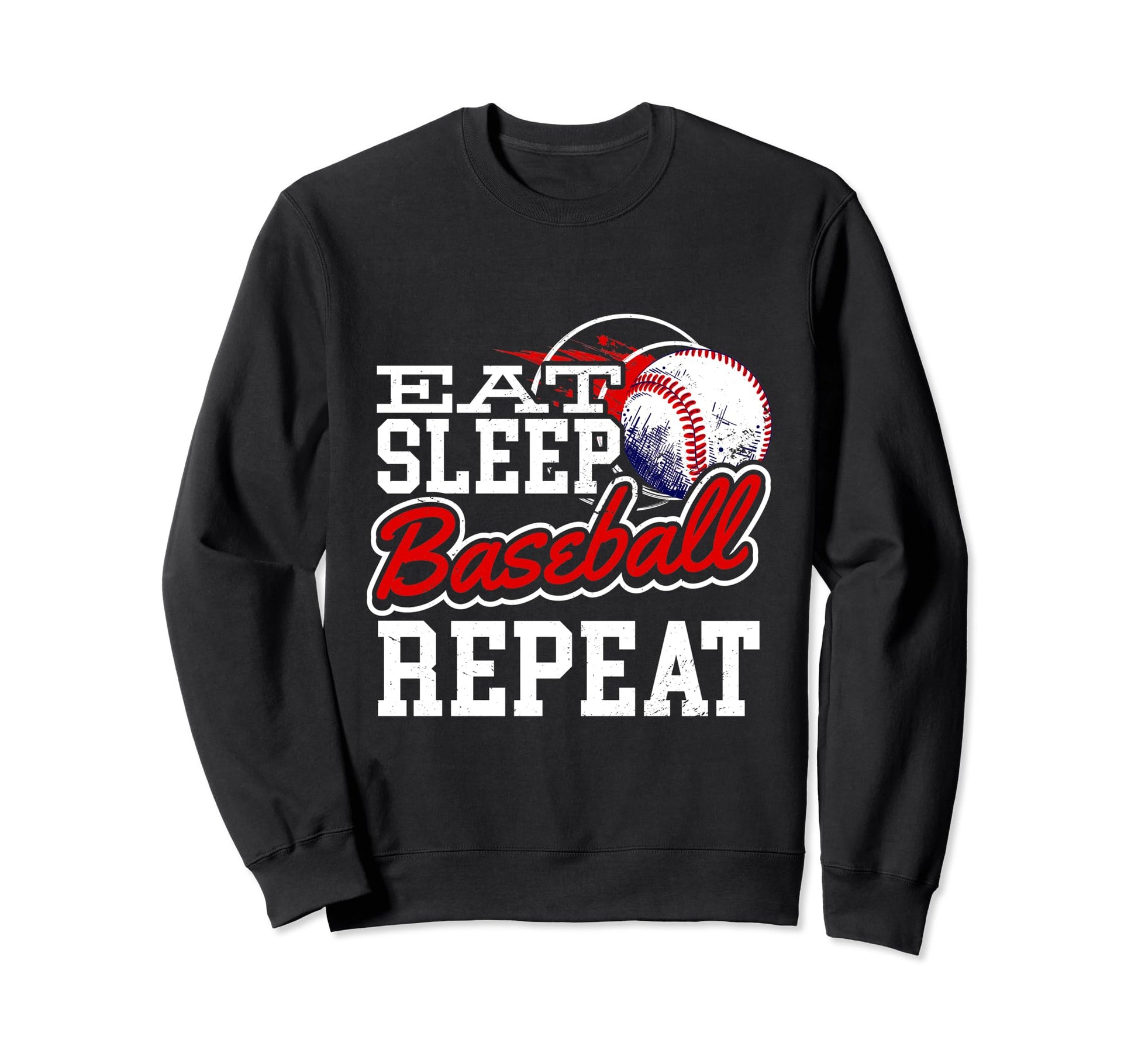 Baseball Fanatics Baseball Lovers Sweatshirt - Graphic Print Men Women - T-Shirt, Sweatshirt, Hoodie