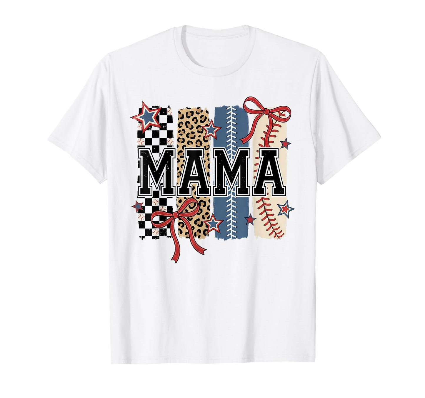Baseball Mama Brushstroke Coquette T-Shirt - Trendy Graphic for Adults - T-Shirt, Sweatshirt, Hoodie