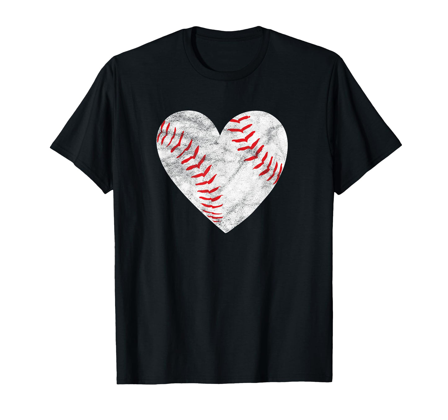 Baseball Or Softball Heart Love T-Shirt - Streetwear Style for Adults - T-Shirt, Sweatshirt, Hoodie