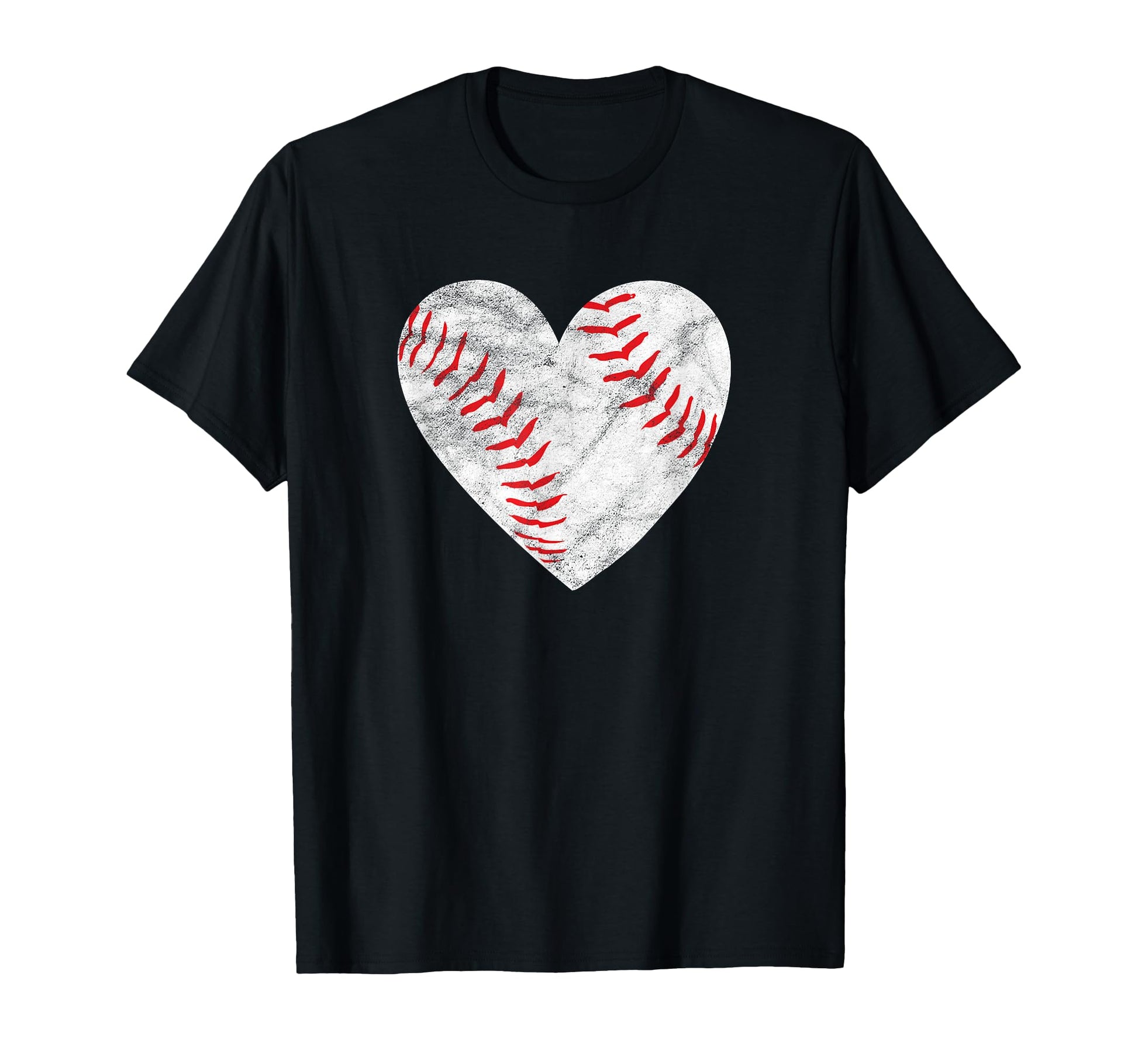 Baseball Or Softball Heart Love T-Shirt - Streetwear Style for Adults - T-Shirt, Sweatshirt, Hoodie