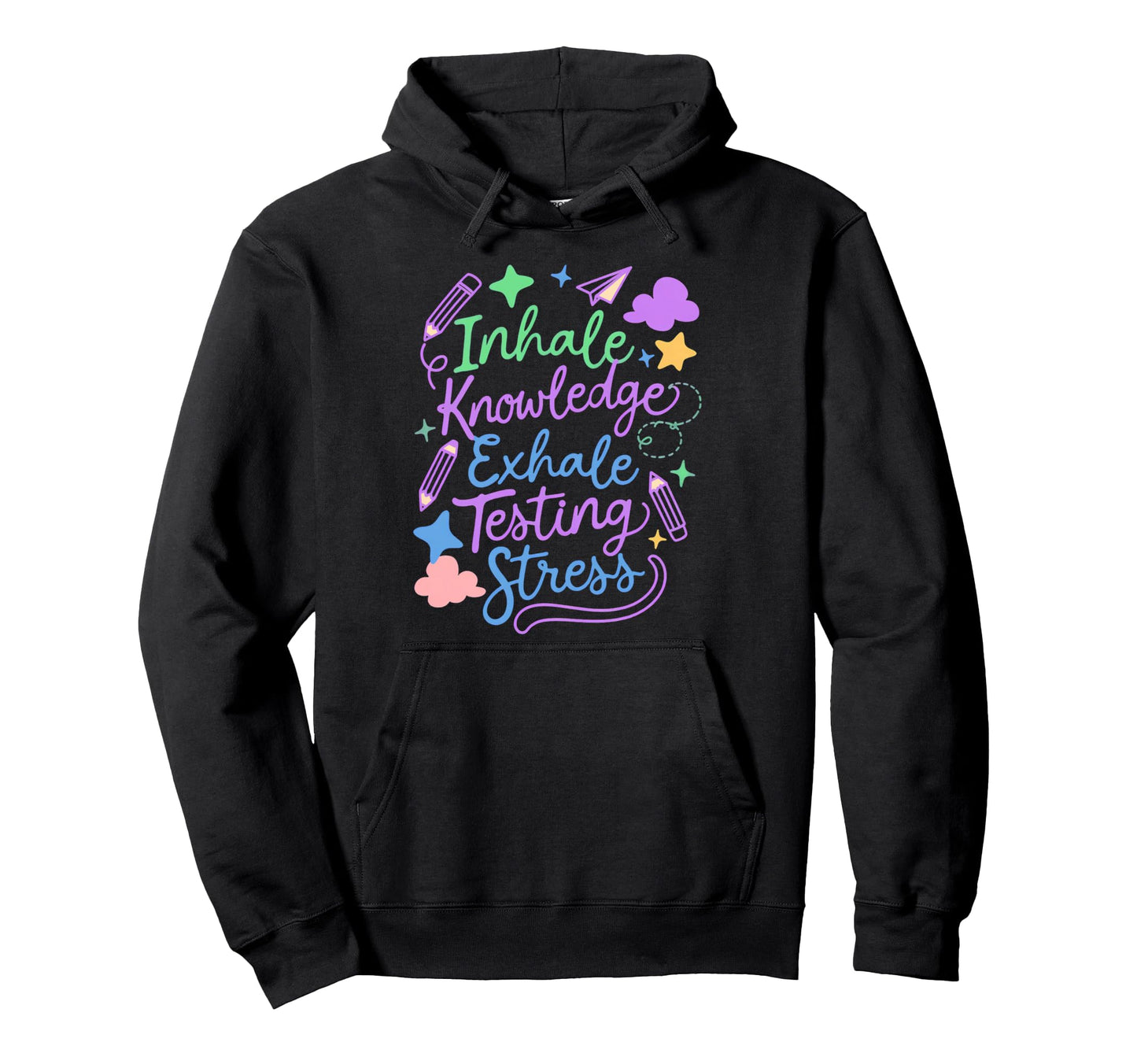 Groovy Testing Motivation School Hoodie - Trendy Graphic Men Women - T-Shirt, Sweatshirt, Hoodie