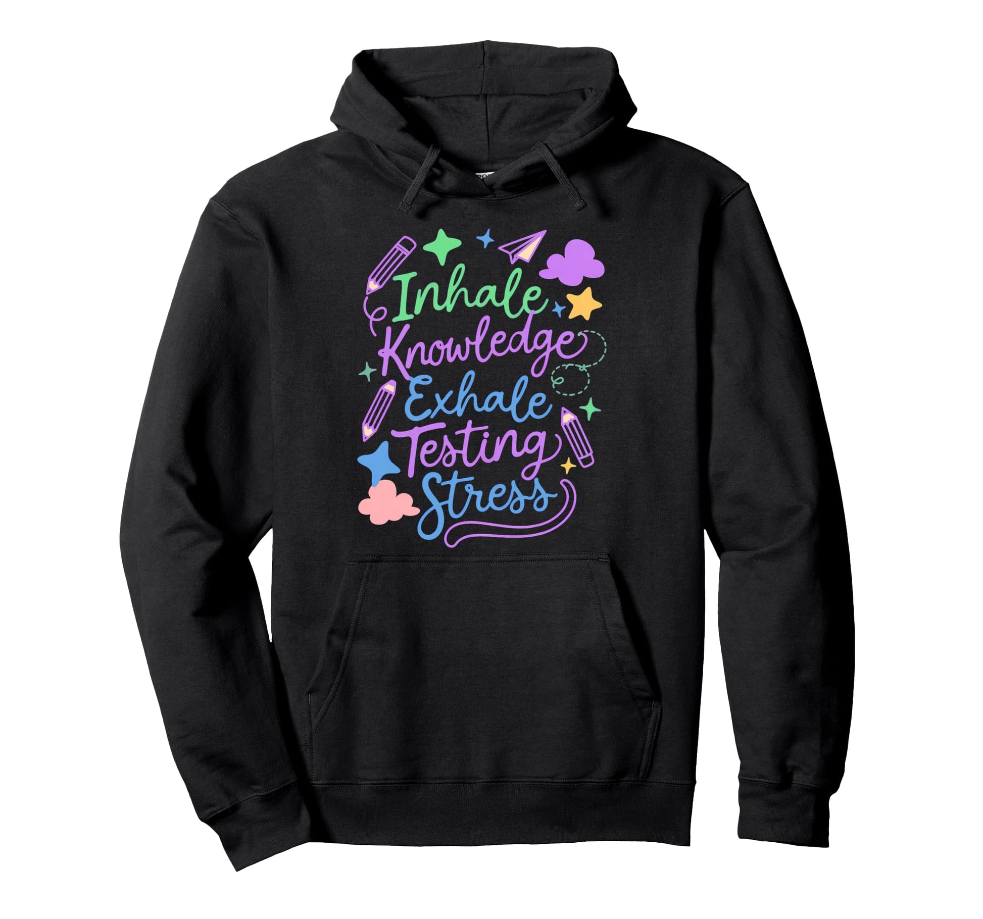 Groovy Testing Motivation School Hoodie - Trendy Graphic Men Women - T-Shirt, Sweatshirt, Hoodie
