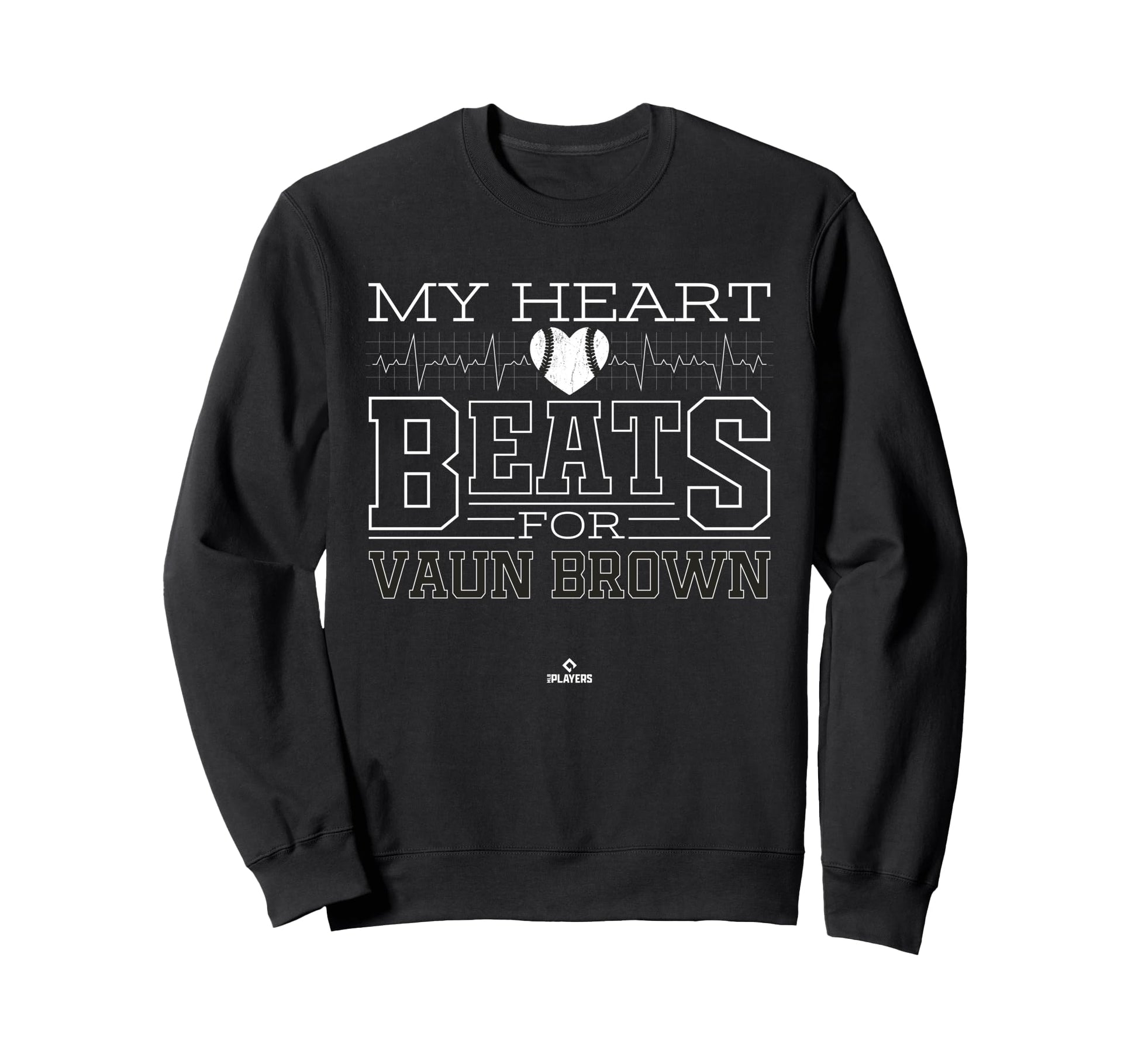 My Heart Beats Vaun Brown Sweatshirt - Fun Novelty Design Men Women - T-Shirt, Sweatshirt, Hoodie