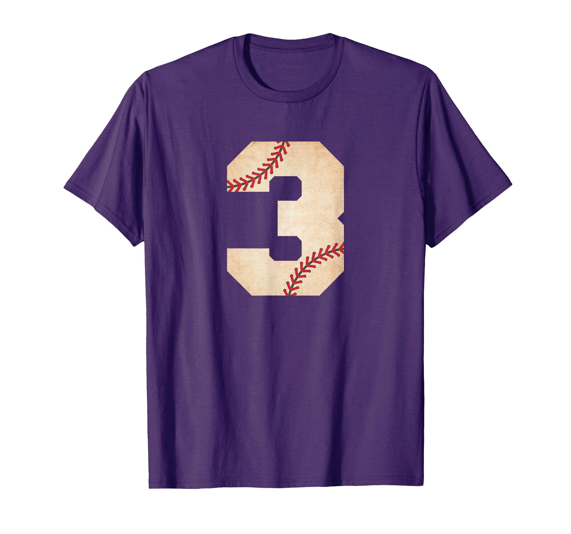 Baseball Number 3 Baseball Fan Mom T-Shirt - Trendy Graphic for Adults - T-Shirt, Sweatshirt, Hoodie