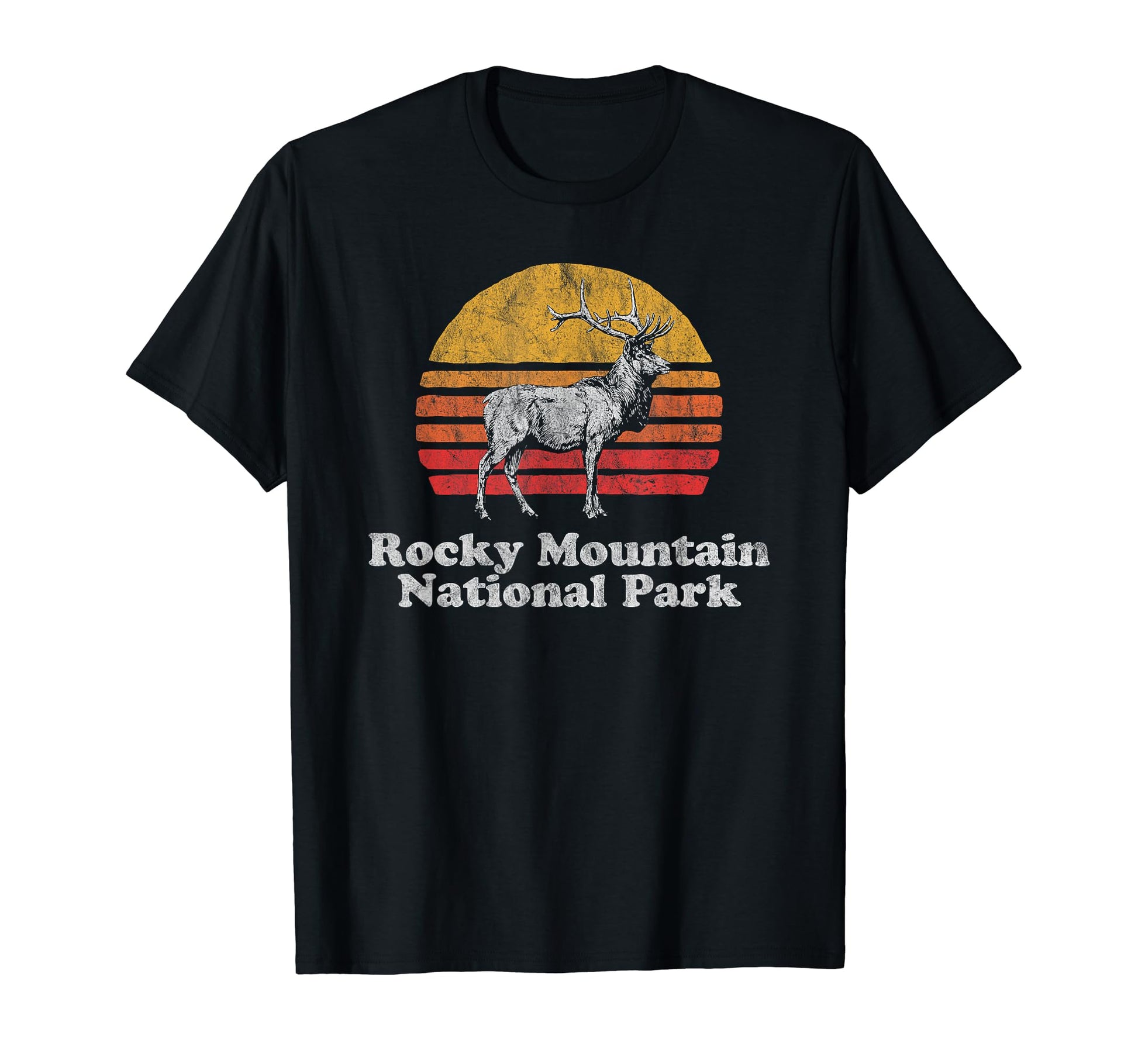 Rocky Mountain National Park Elk T-Shirt - Novelty Apparel Unisex - T-Shirt, Sweatshirt, Hoodie
