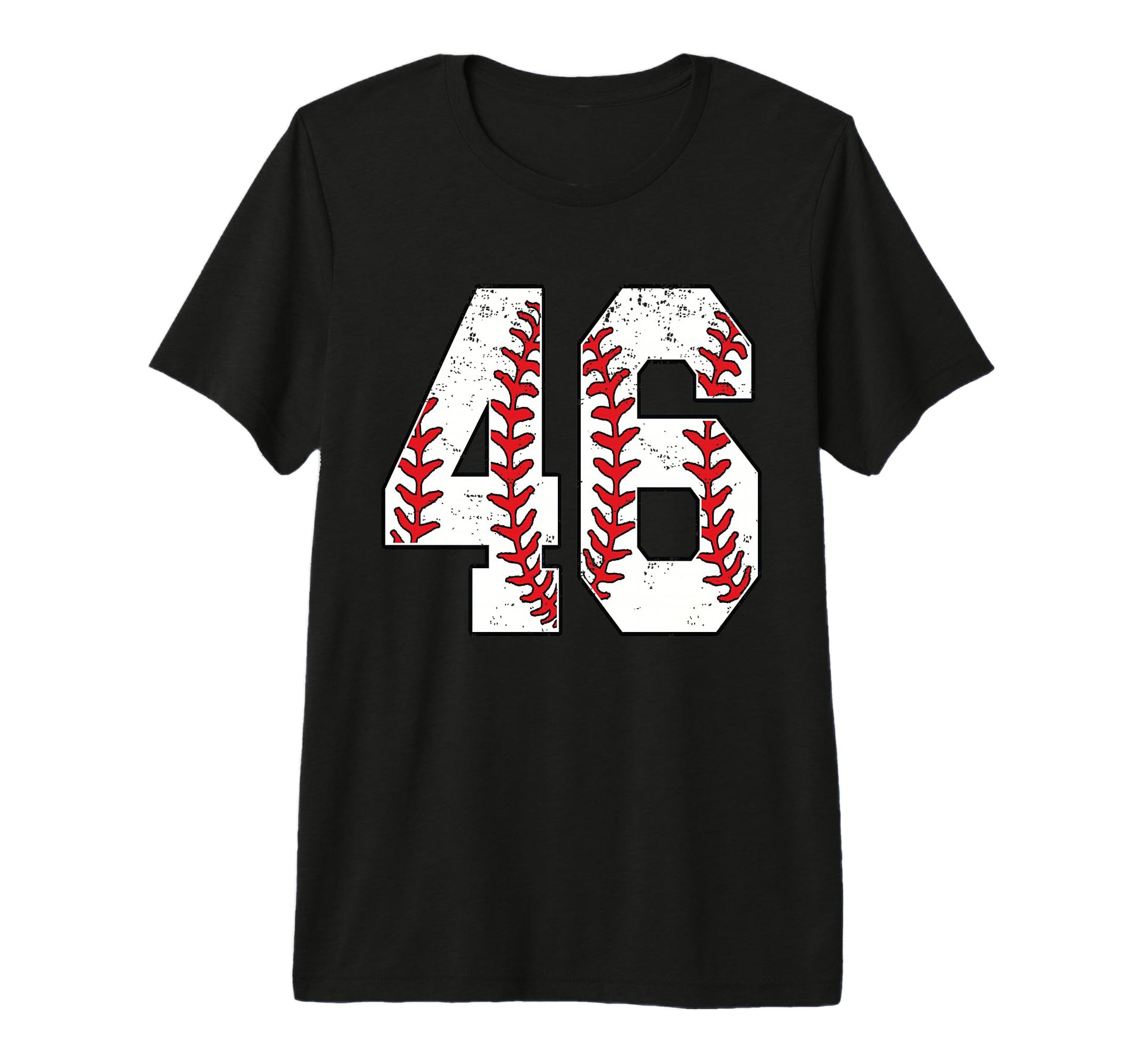 Number 46 Baseball 46 Jersey Number T-Shirt - Trendy Graphic for Adults - T-Shirt, Sweatshirt, Hoodie