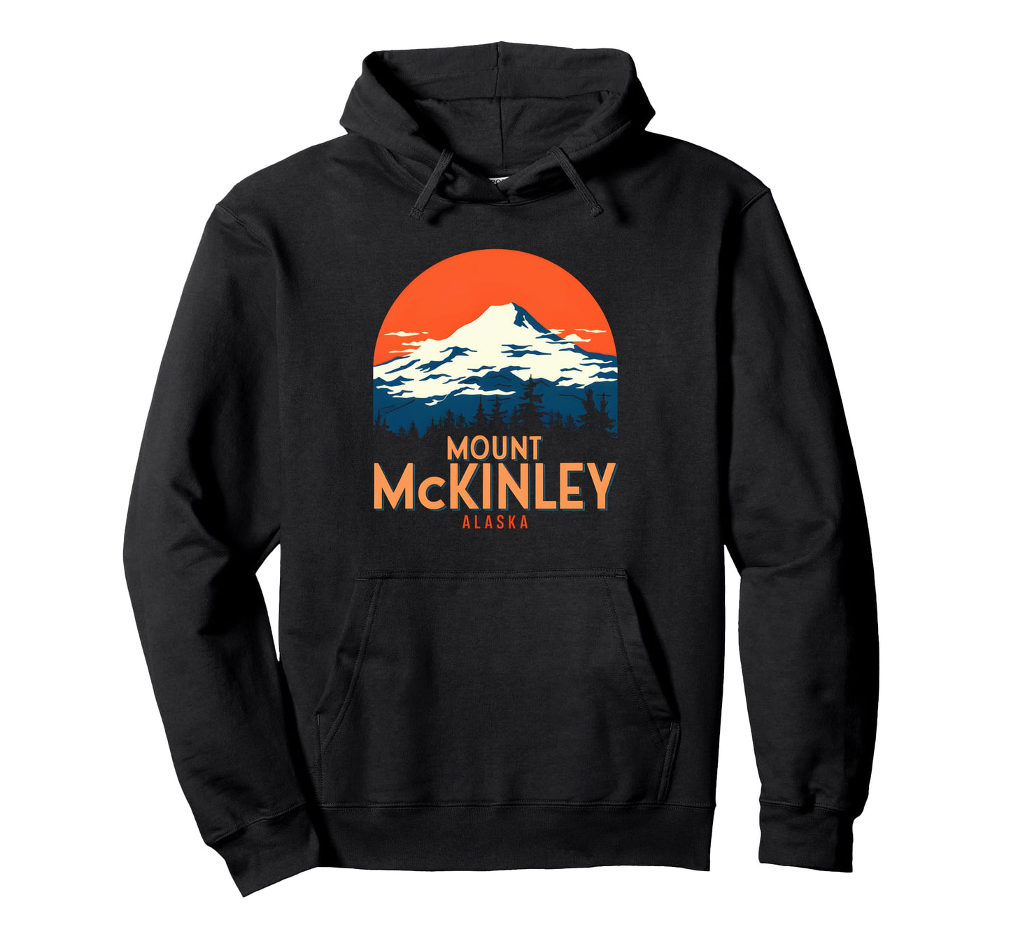 Mount Mckinley National Park Alaska Hoodie - Aesthetic Graphic Unisex - T-Shirt, Sweatshirt, Hoodie