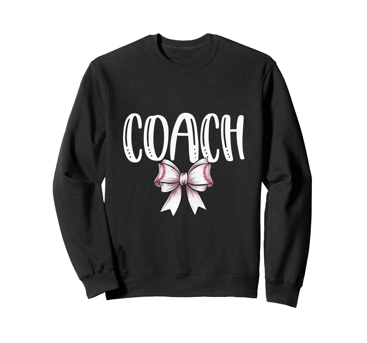 Coquette Baseball Coach Spirit Sweatshirt - Unique Graphic Men Women - T-Shirt, Sweatshirt, Hoodie