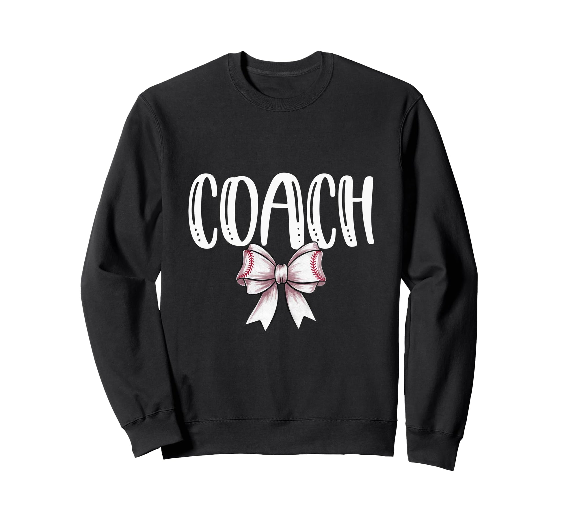 Coquette Baseball Coach Spirit Sweatshirt - Unique Graphic Men Women - T-Shirt, Sweatshirt, Hoodie