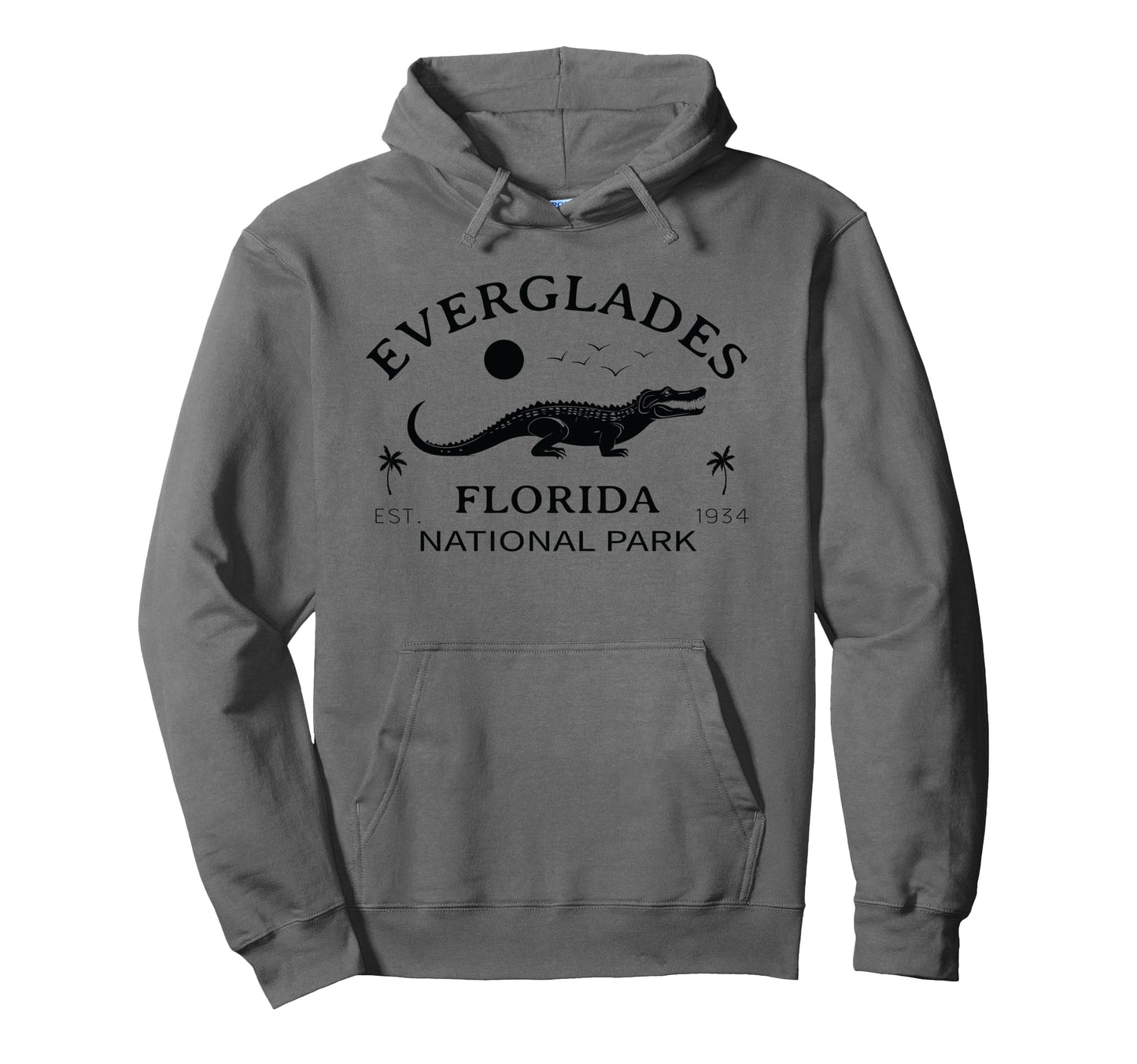 Everglades National Park Alligators Hoodie - Custom Art Print Men Women - T-Shirt, Sweatshirt, Hoodie