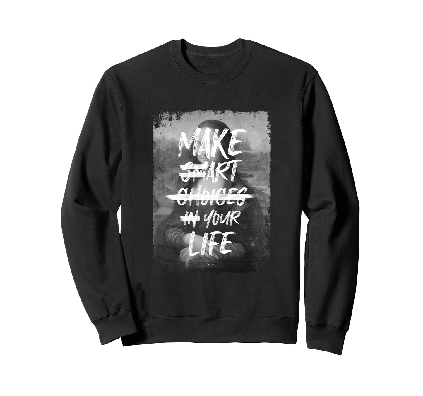 Mona Lisa Aesthetic Y2K Streetwear Sweatshirt - Graphic Print Men Women - T-Shirt, Sweatshirt, Hoodie