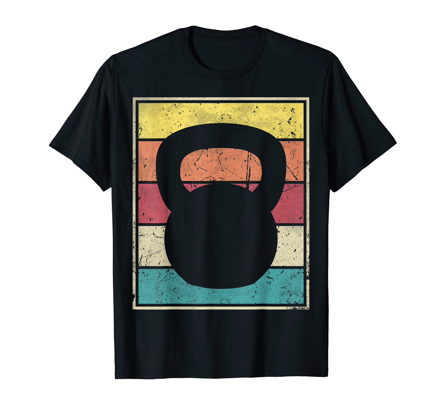Kettlebell Stripes T-Shirt - Graphic Print Men Women - T-Shirt, Sweatshirt, Hoodie