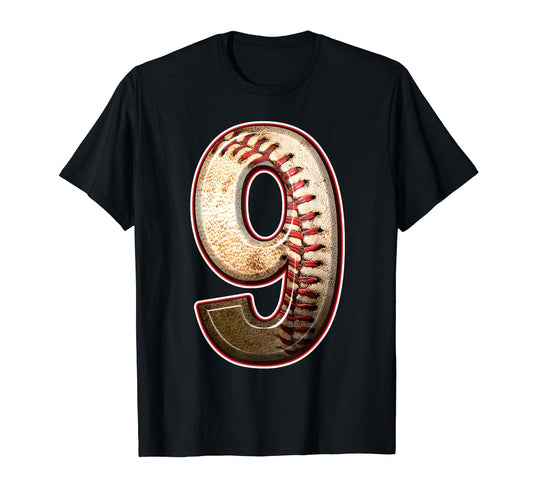 9 Years Old Baseball Player 9Th T-Shirt - Streetwear Style for Adults - T-Shirt, Sweatshirt, Hoodie
