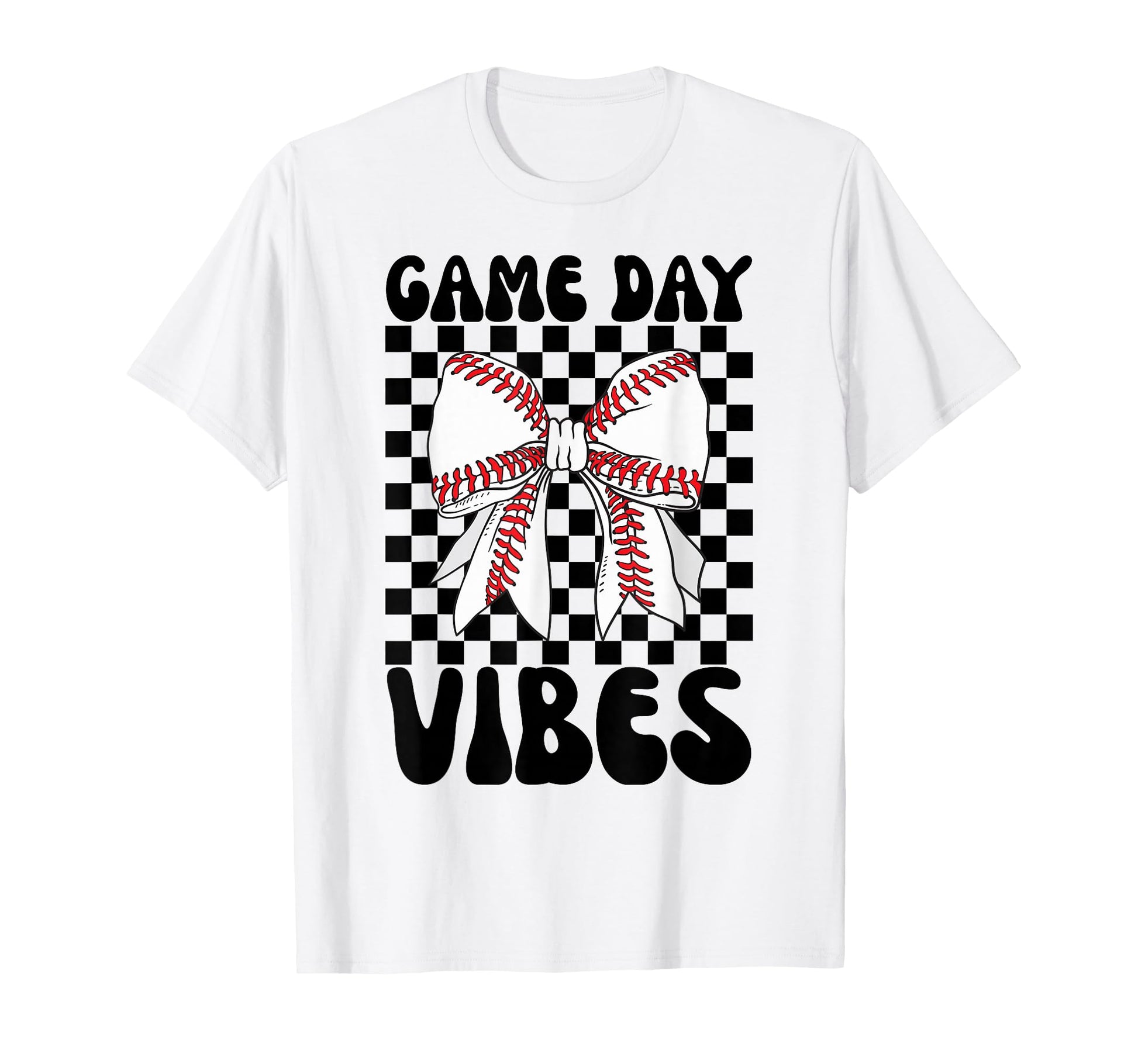 Game Day Vibes Coquette Bow Baseball T-Shirt - Trendy Graphic Men Women - T-Shirt, Sweatshirt, Hoodie