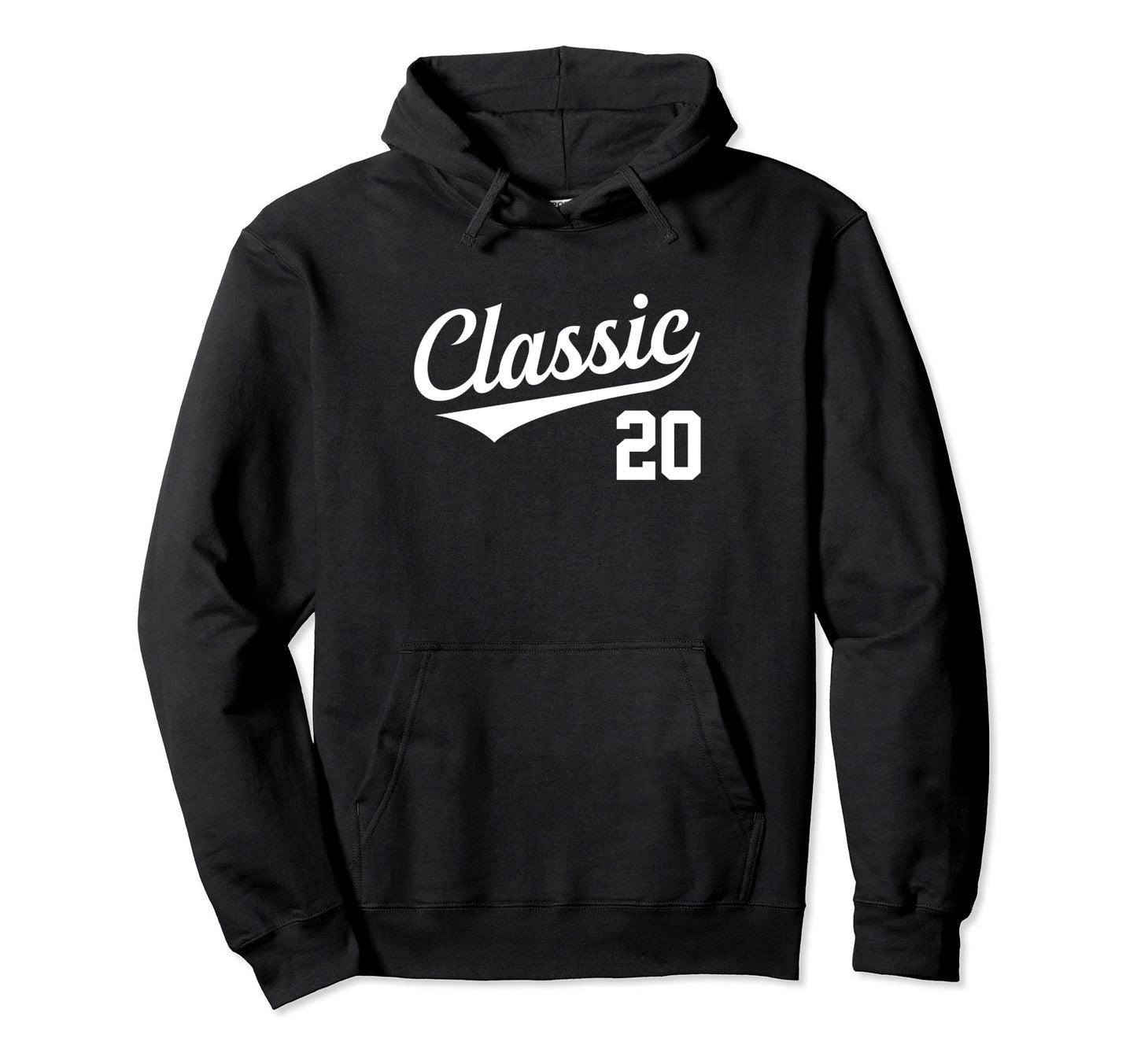 Baseball Jersey Birthday Age 20 Hoodie - Casual Everyday Wear for Adults - T-Shirt, Sweatshirt, Hoodie