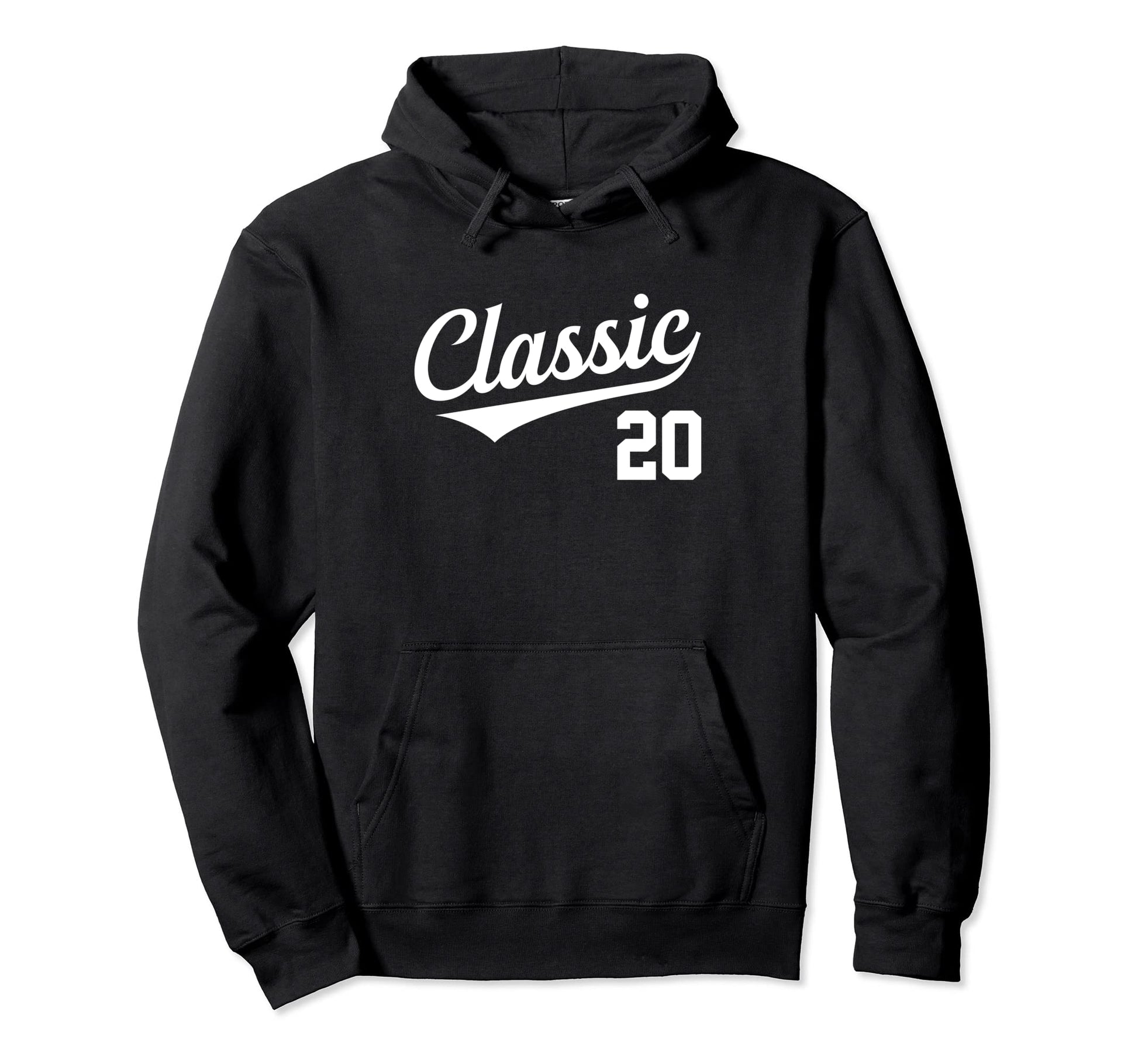 Baseball Jersey Birthday Age 20 Hoodie - Casual Everyday Wear for Adults - T-Shirt, Sweatshirt, Hoodie