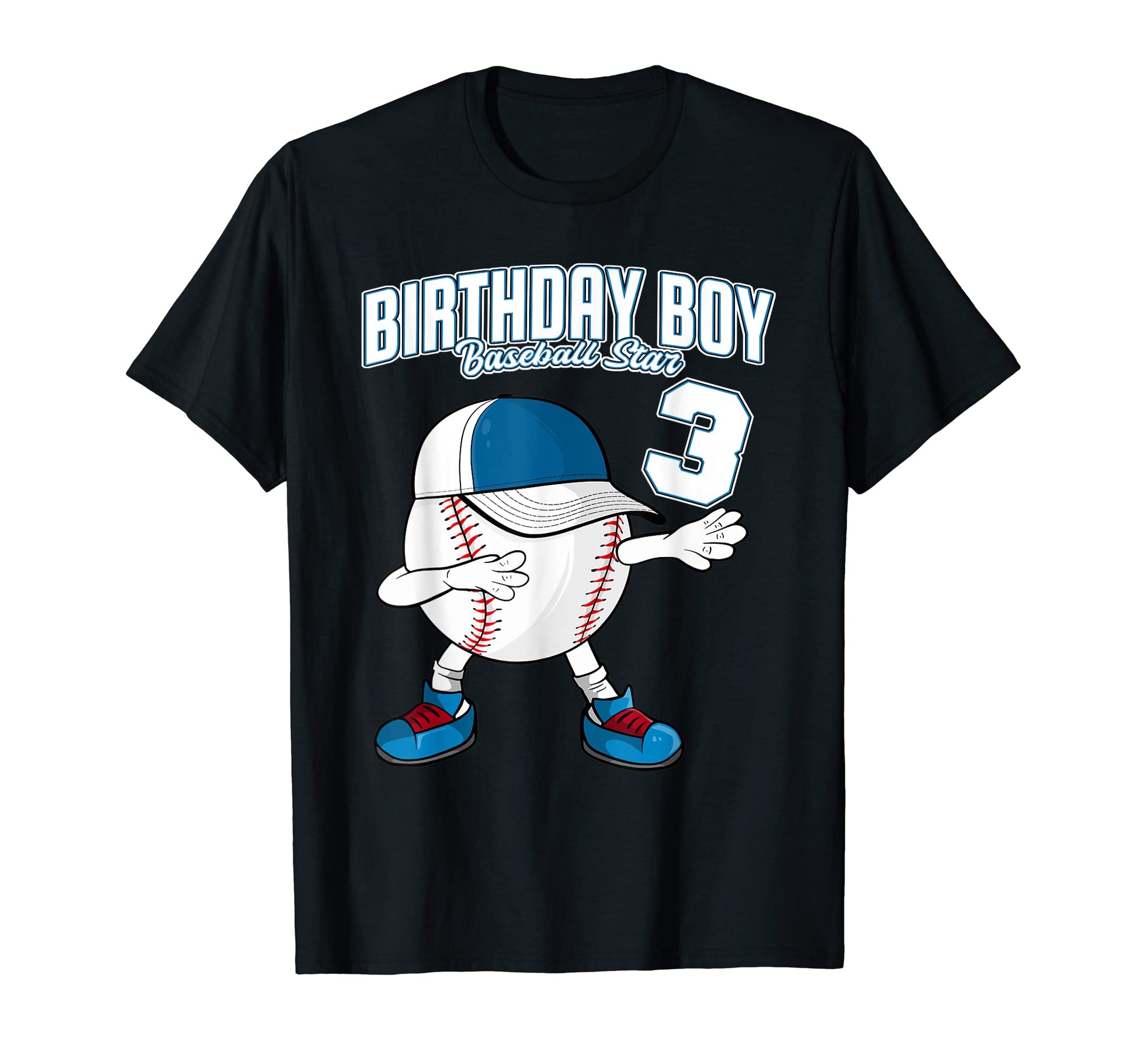 Funny Dabbing Baseball 3Rd Birthday 3 T-Shirt - Aesthetic Graphic Unisex - T-Shirt, Sweatshirt, Hoodie
