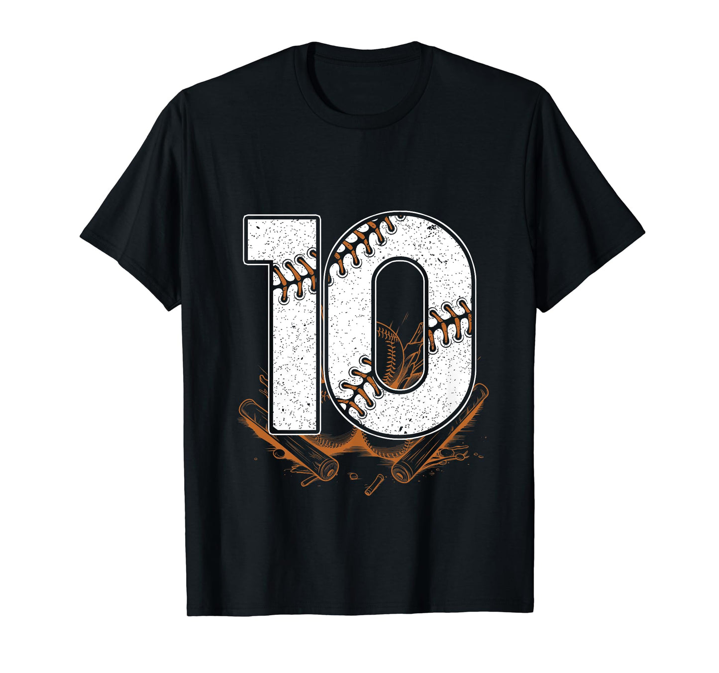 Baseball Birthday 10Th Birthday Party T-Shirt - Novelty Apparel Unisex - T-Shirt, Sweatshirt, Hoodie