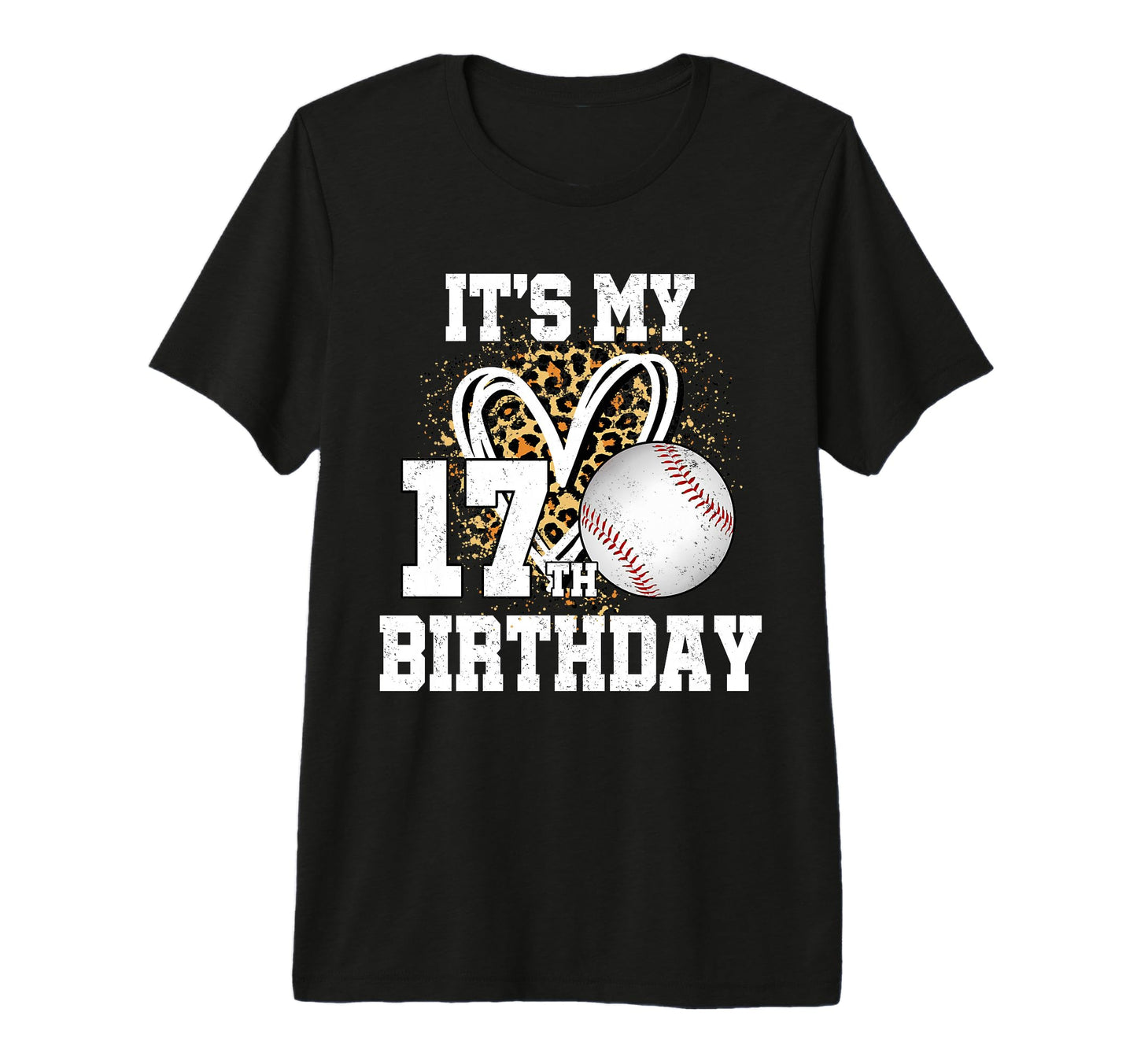 Its My 17Th Birthday Baseball 17 Year T-Shirt - Unique Graphic for Adults - T-Shirt, Sweatshirt, Hoodie