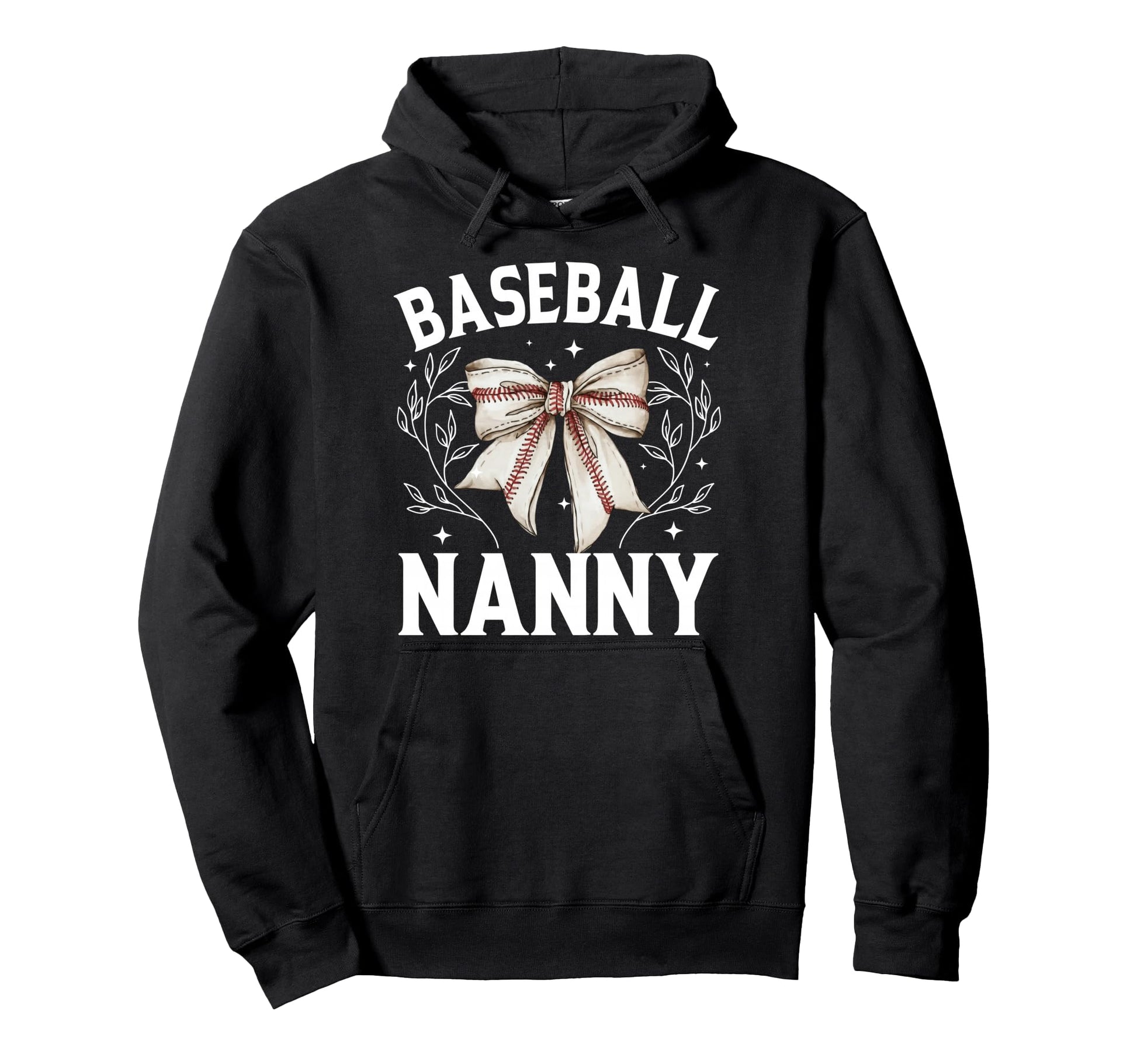 Baseball Nanny Baseball Coquette Hoodie - Casual Everyday Wear Men Women - T-Shirt, Sweatshirt, Hoodie