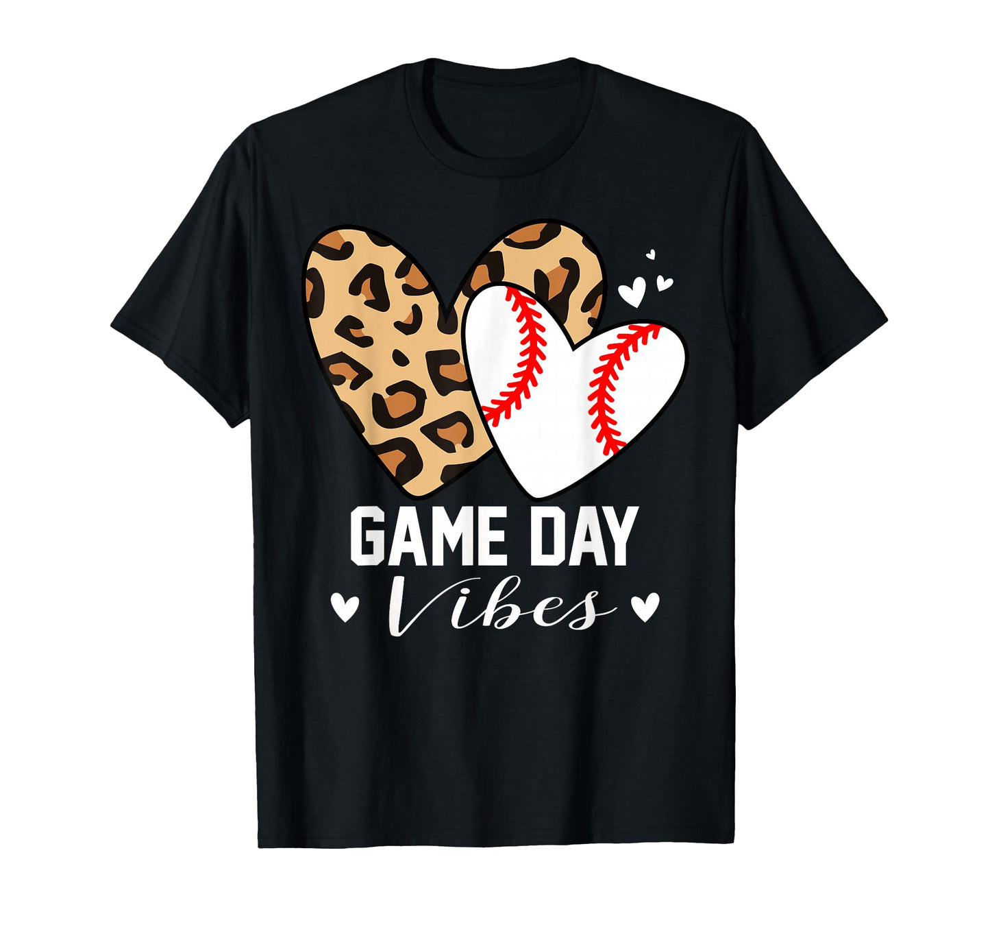 Game Day Vibes Funny Baseball Mom T-Shirt - Custom Art Print Unisex - T-Shirt, Sweatshirt, Hoodie