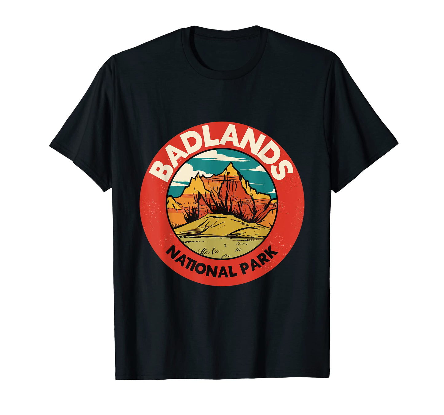 Badlands National Park T-Shirt - Custom Art Print Unisex - T-Shirt, Sweatshirt, Hoodie
