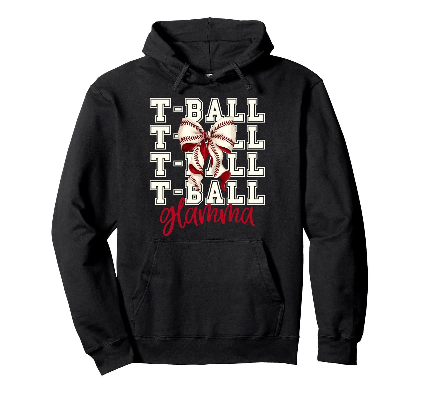 Tball Glamma Teeball T Ball Coquette Hoodie - Casual Everyday Wear Unisex - T-Shirt, Sweatshirt, Hoodie