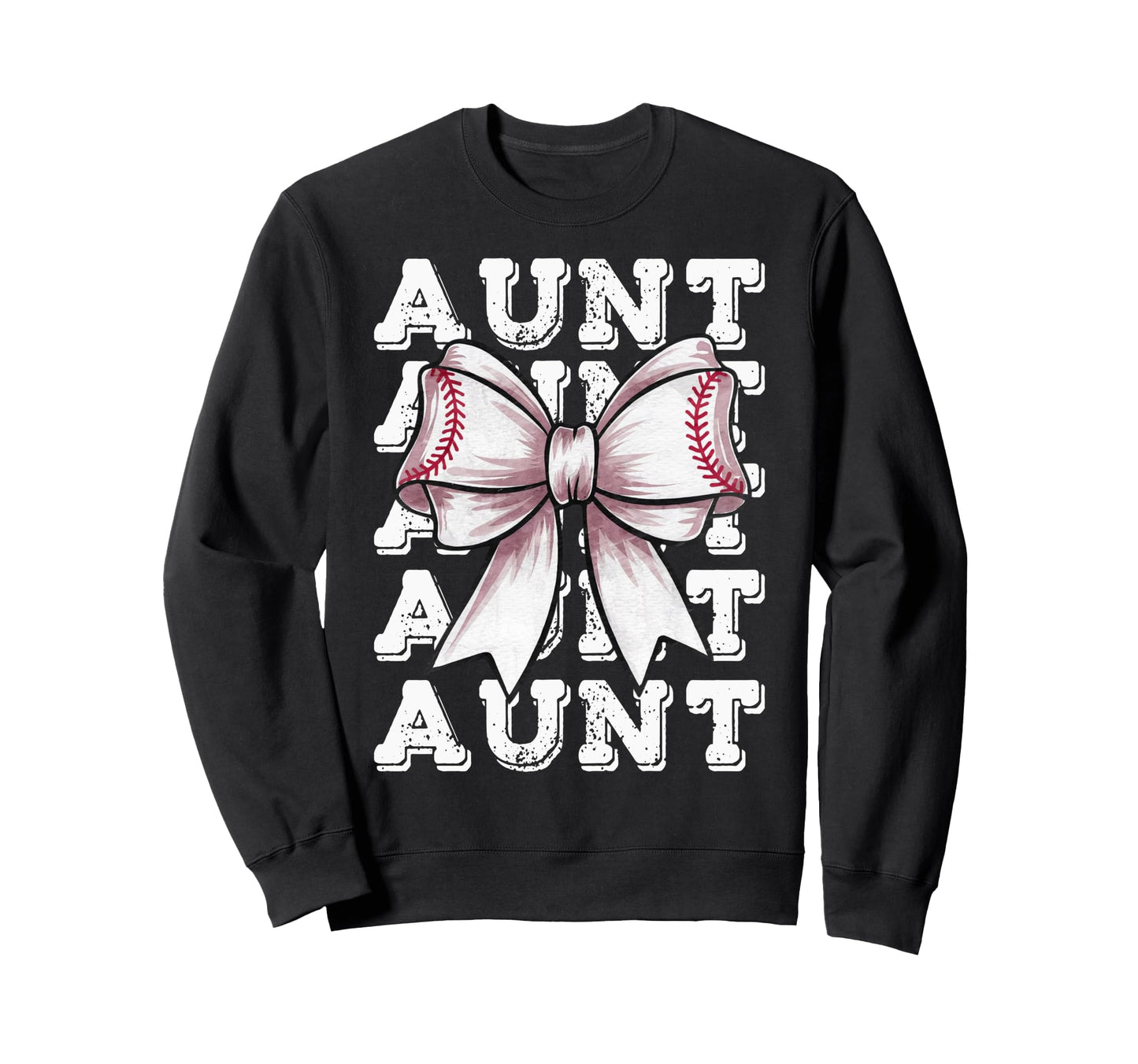 Coquette Baseball Aunt Matching Sweatshirt - Trendy Graphic Men Women - T-Shirt, Sweatshirt, Hoodie