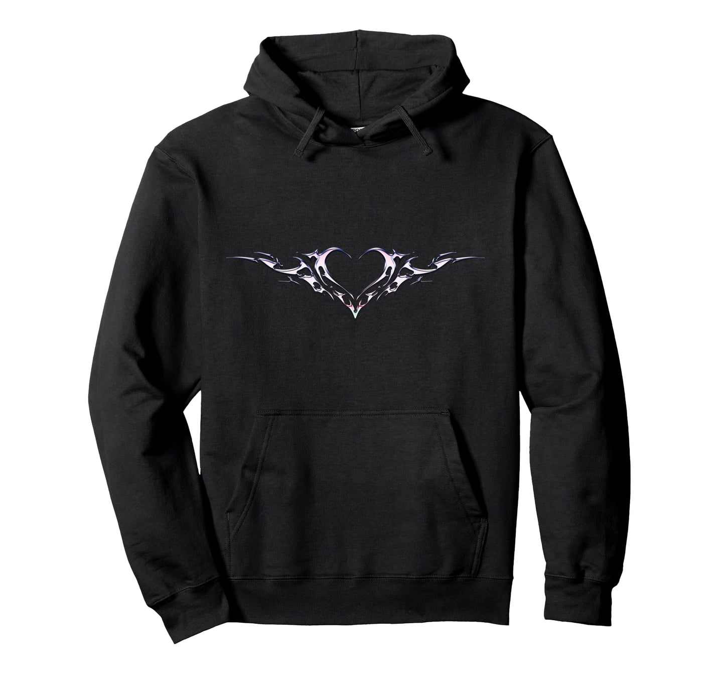 Alt Aesthetic Heart Tribal Heart Hoodie - Casual Everyday Wear Men Women - T-Shirt, Sweatshirt, Hoodie