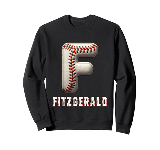 Baseball Home Run Jonathan Initial Sweatshirt - Unique Graphic Men Women - T-Shirt, Sweatshirt, Hoodie
