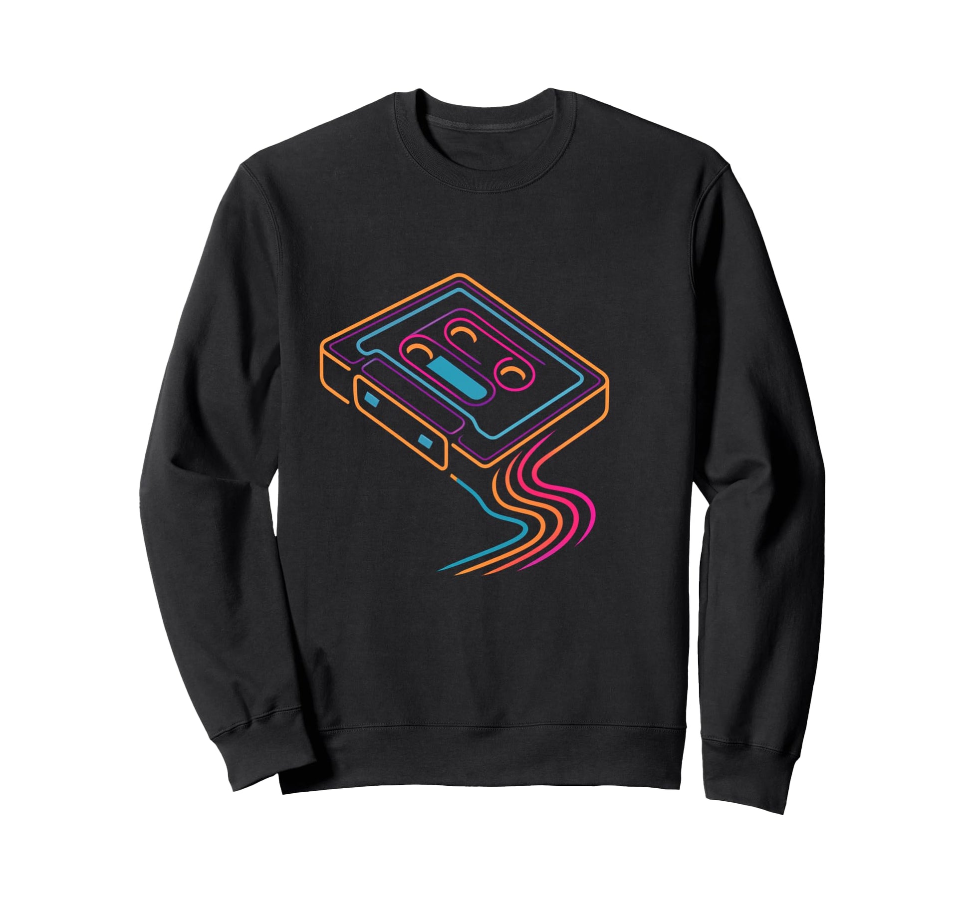 Cassette Tape Synthwave Vaporwave Sweatshirt - Streetwear Style Men Women - T-Shirt, Sweatshirt, Hoodie